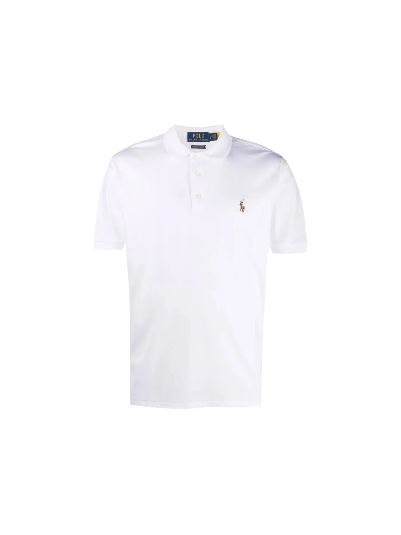 Мужское поло с коротким рукавом Polo Ralph Lauren — изображение 1 из 1, белый