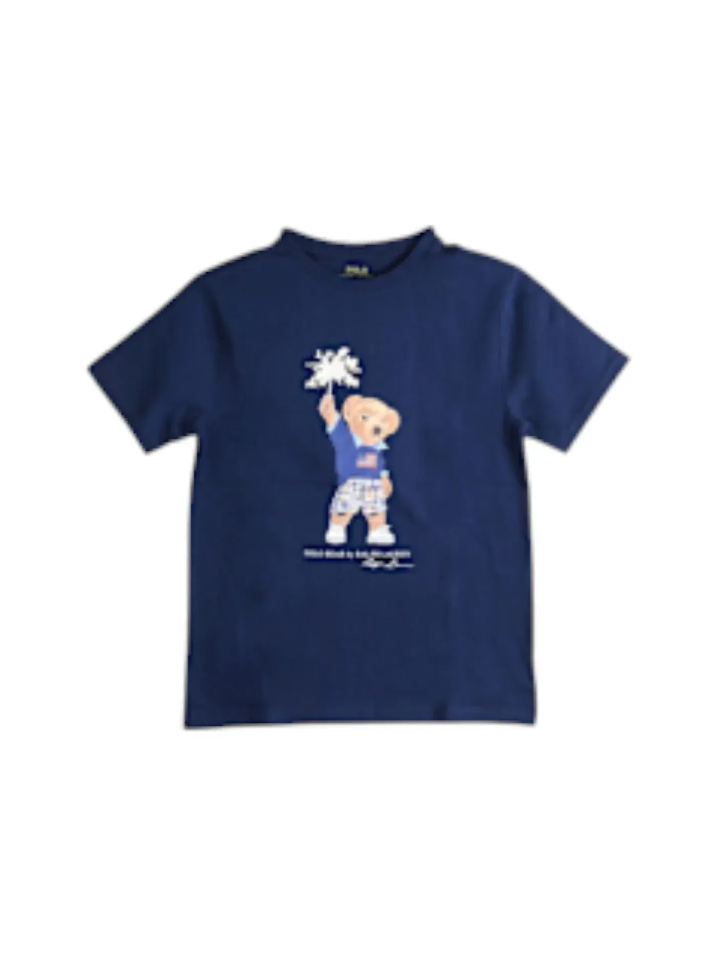Мужская футболка с принтом Polo Ralph Lauren — изображение 1 из 1, темно-синий