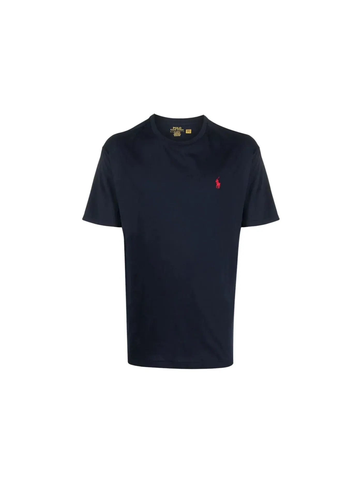 Мужская футболка с коротким рукавом Classic Fit Polo Ralph Lauren — изображение 1 из 1, чернильный