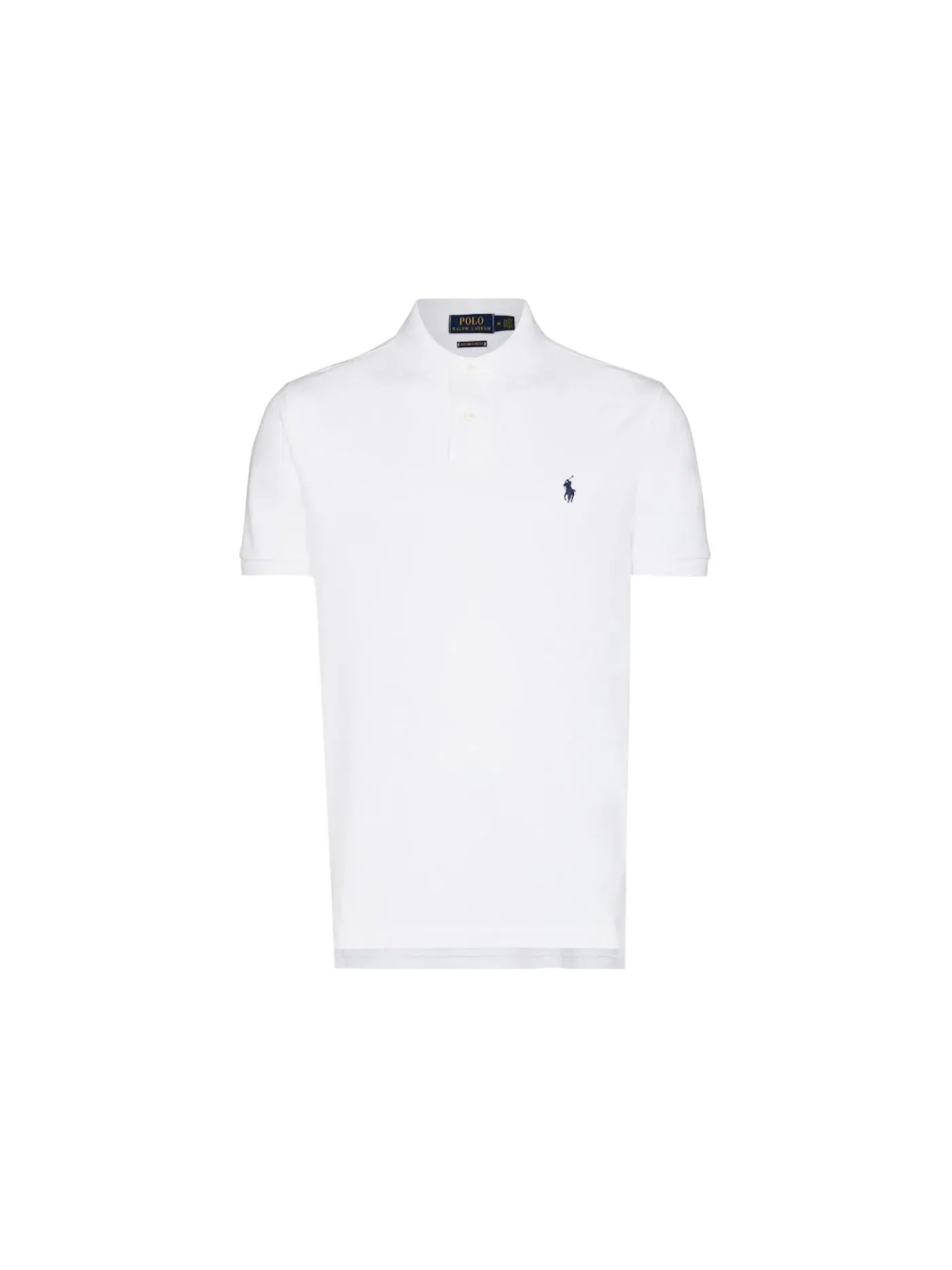 Мужская рубашка-поло с коротким рукавом Polo Ralph Lauren — изображение 1 из 1, белый