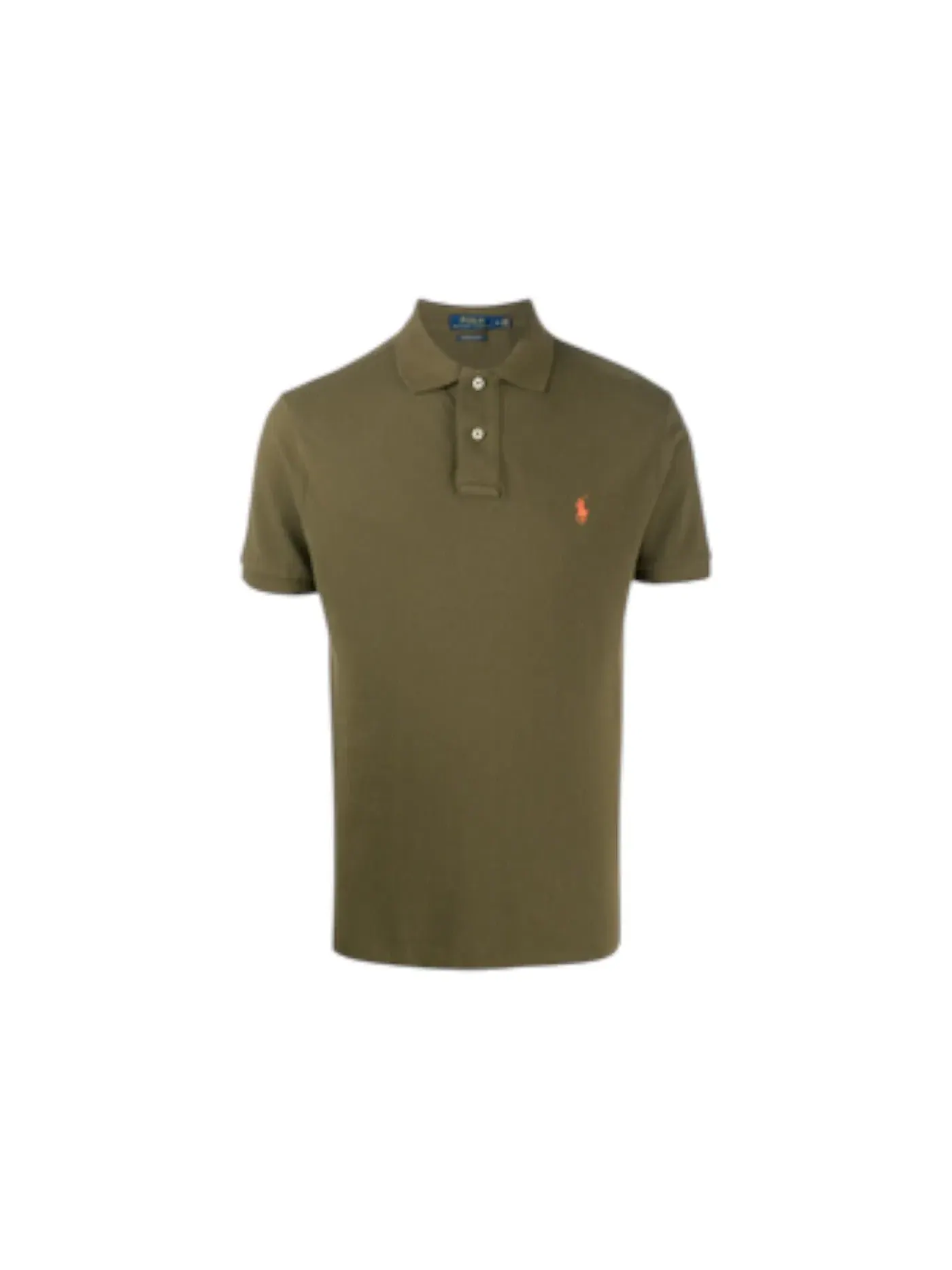 Мужское поло с коротким рукавом Polo Ralph Lauren — изображение 1 из 1, оливковый