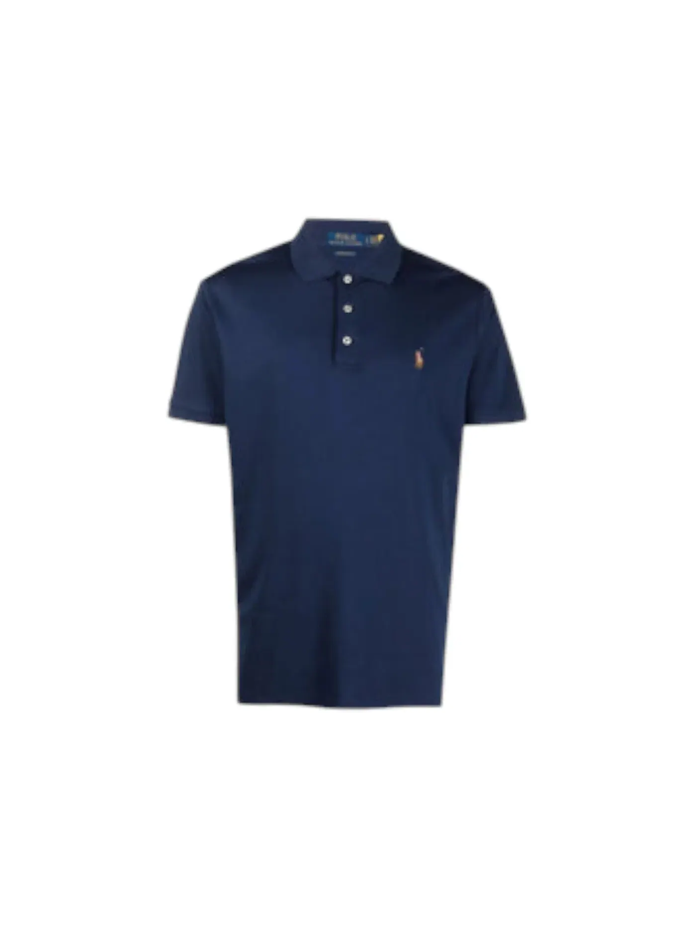 Мужское поло с коротким рукавом Polo Ralph Lauren — изображение 1 из 1, темно-синий
