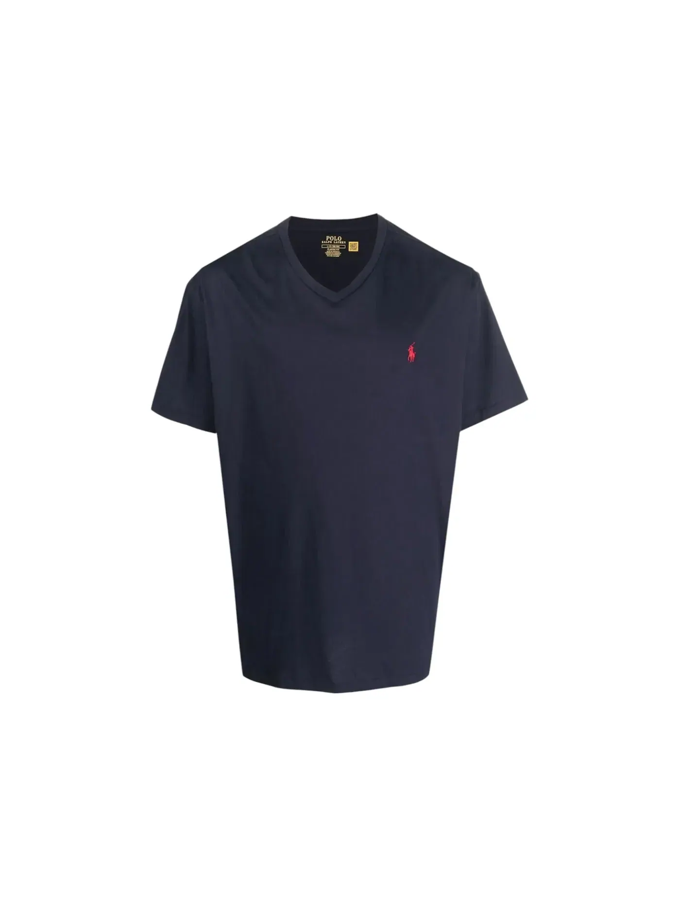 Мужская футболка с V-образным вырезом Polo Ralph Lauren — изображение 1 из 1, чернильный