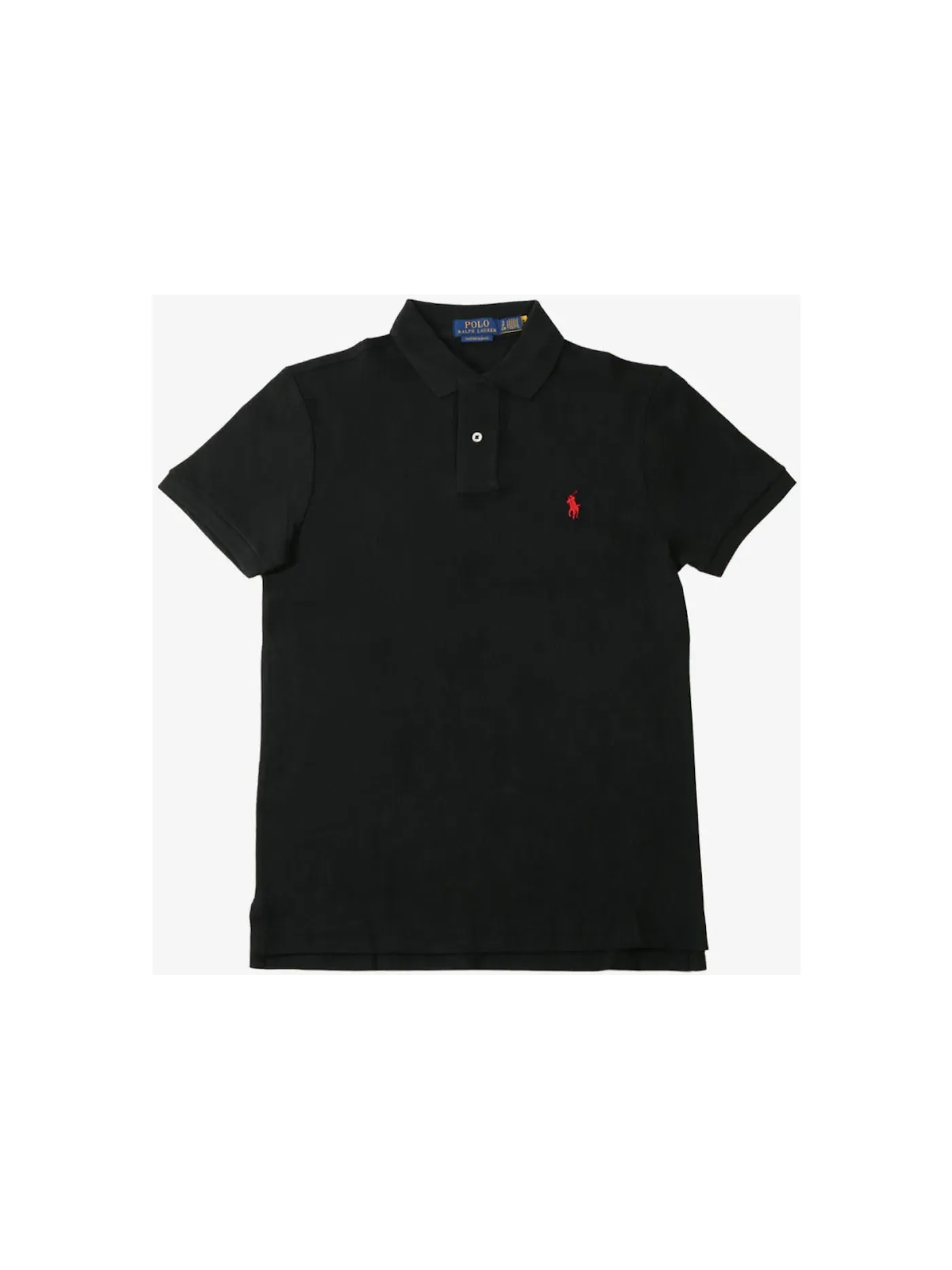 Мужская футболка-поло с коротким рукавом Polo Ralph Lauren — изображение 1 из 1, черный