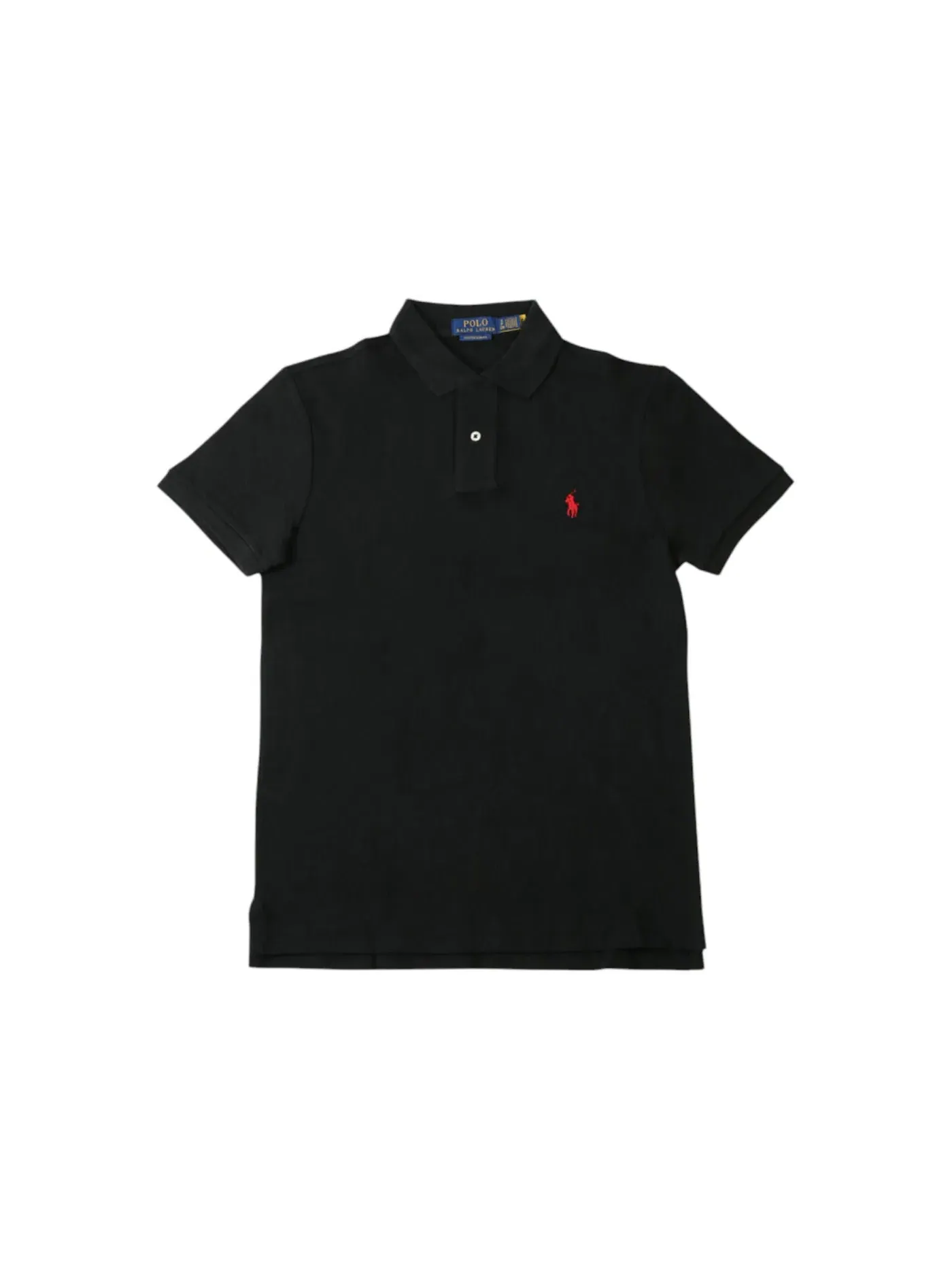 Мужская футболка-поло с коротким рукавом Polo Ralph Lauren — изображение 1 из 1, черный