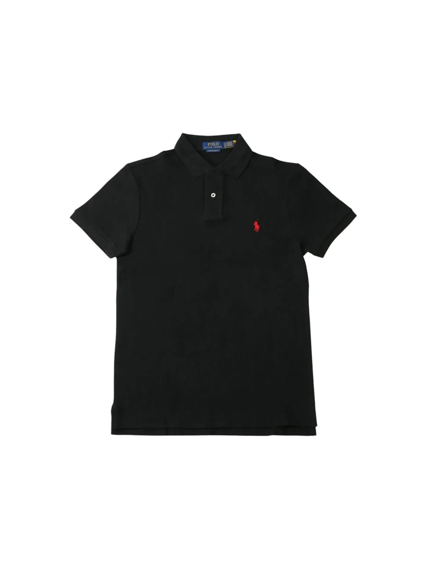Мужское поло с коротким рукавом Polo Ralph Lauren — изображение 1 из 1, черный
