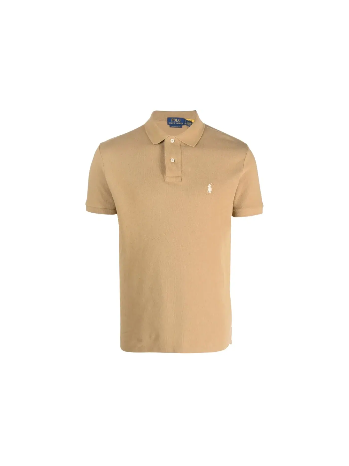 Мужское поло Mesh Polo Shirt Polo Ralph Lauren — изображение 1 из 1, бежевый
