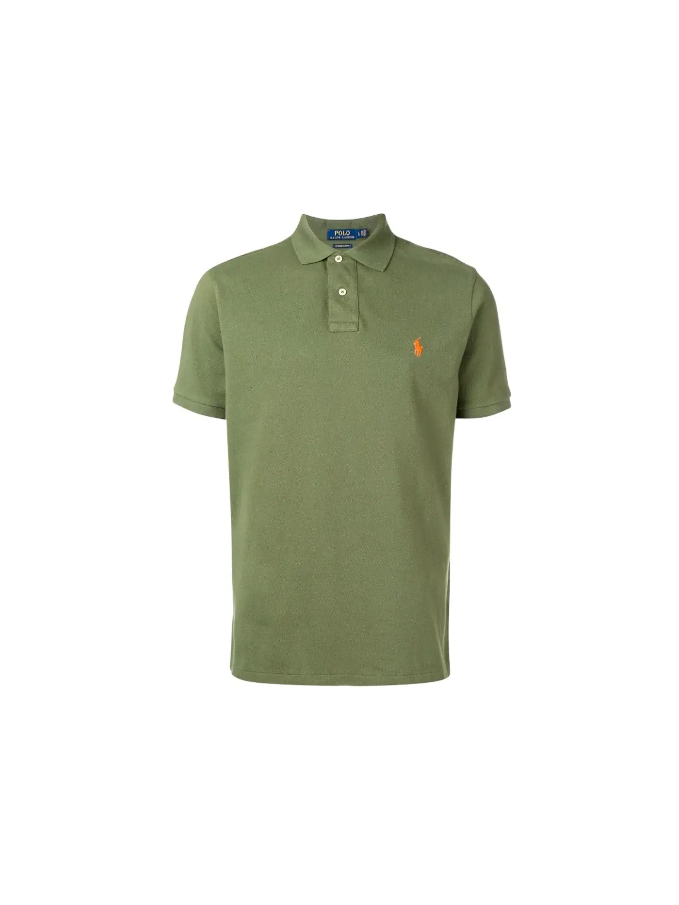 Мужская рубашка-поло с коротким рукавом Mesh Polo Shirt Polo Ralph Lauren — изображение 1 из 1, оливковый