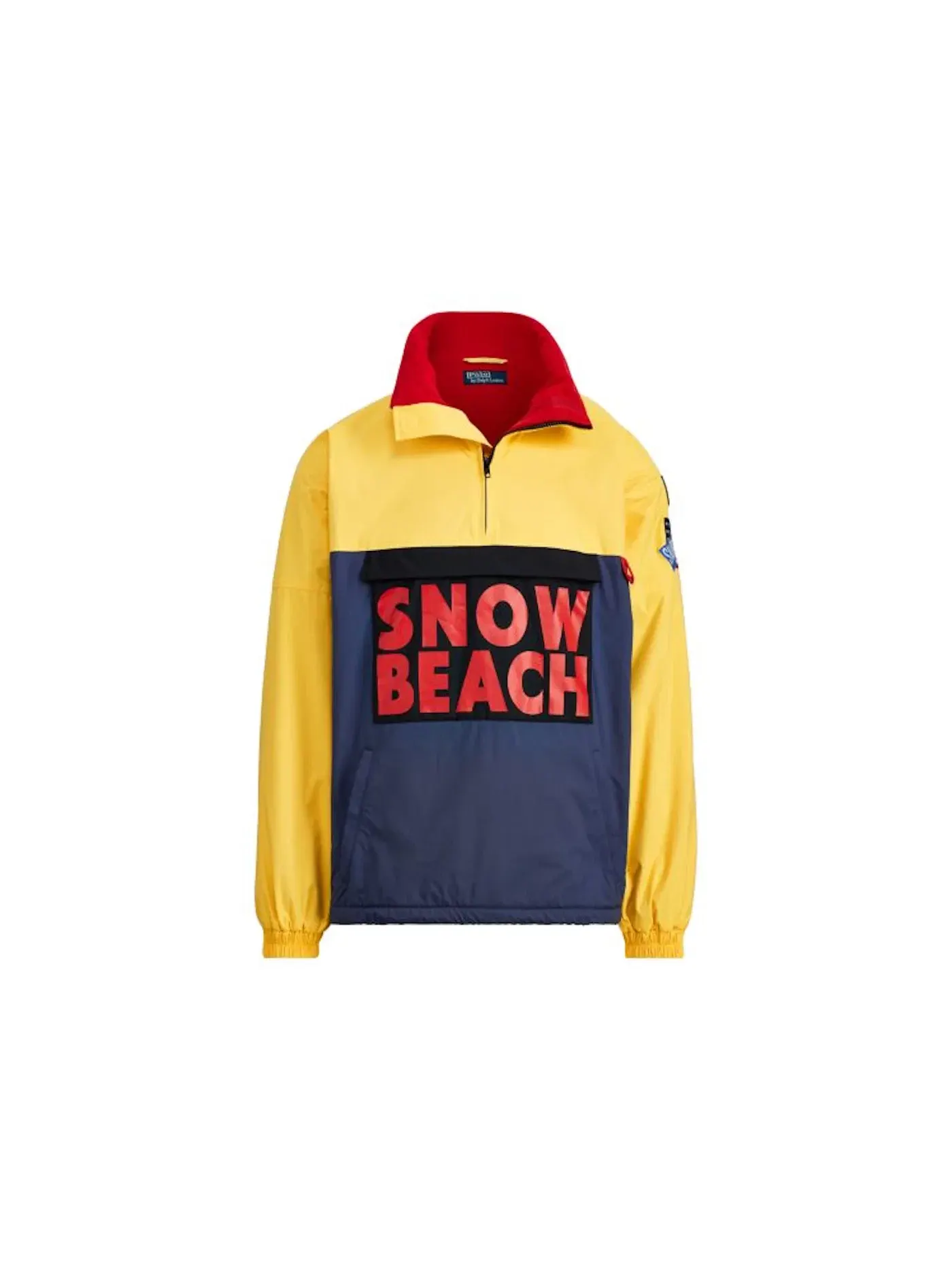 Мужской пуловер с принтом Snow Beach Pullover Polo Ralph Lauren — изображение 1 из 1, глубокий желтый