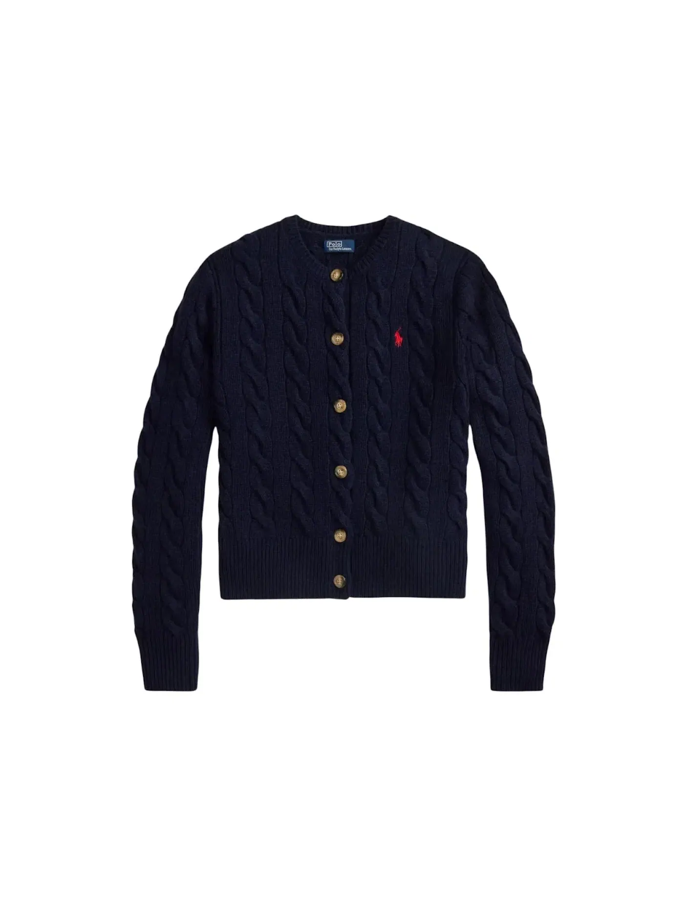 Женский кардиган с длинным рукавом Cardigan Polo Ralph Lauren — изображение 1 из 1, темно-синий