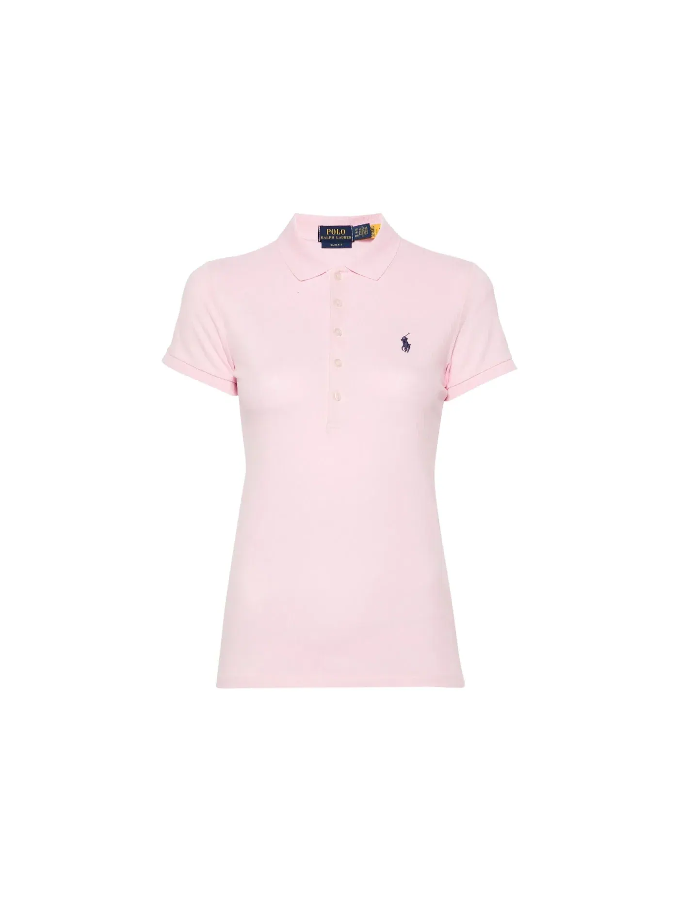 Женская рубашка-поло с коротким рукавом Polo Ralph Lauren — изображение 1 из 1, розовый