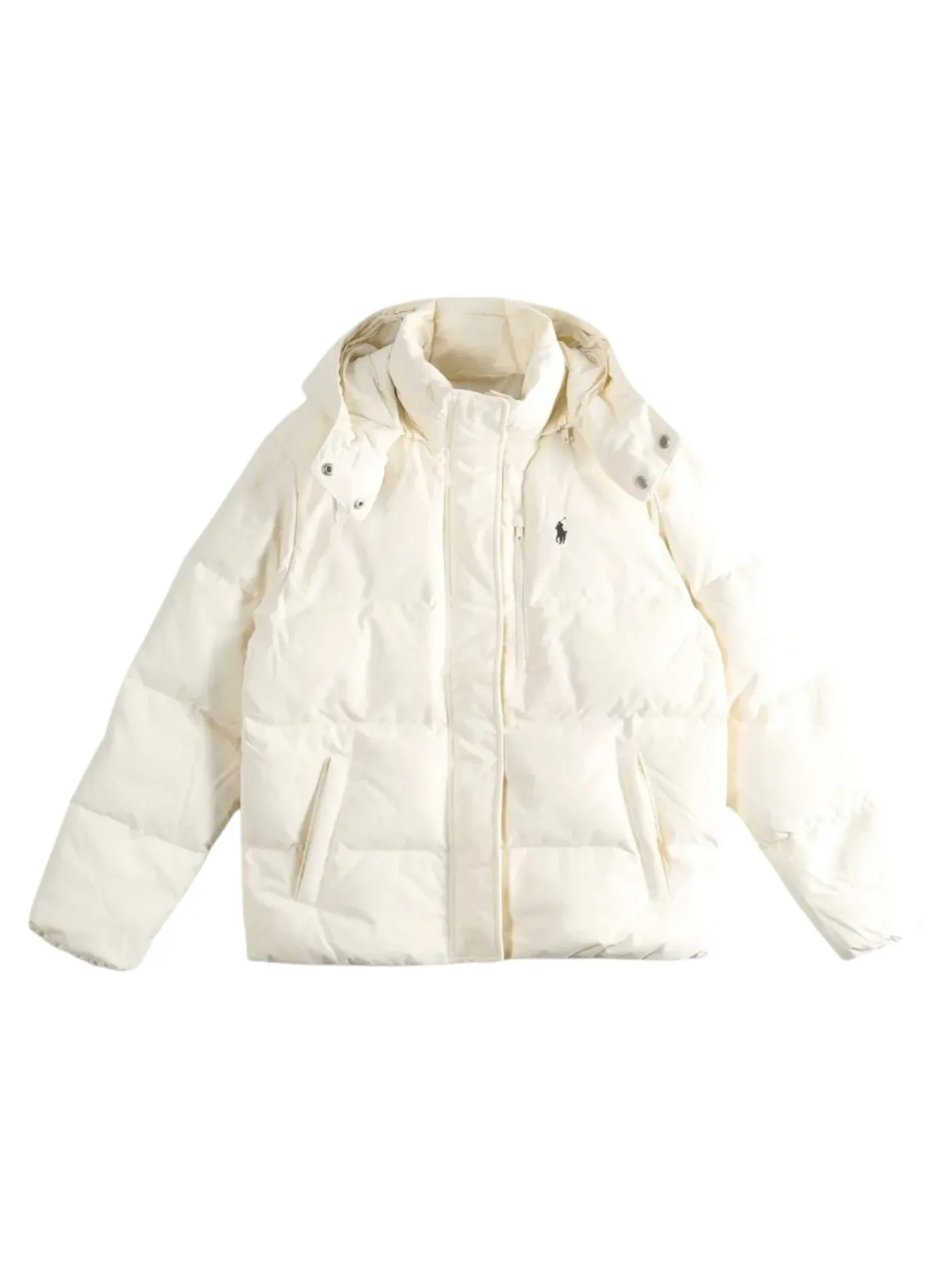 Женское пальто матовое тафта Woven Polo Ralph Lauren — изображение 1 из 1, кремовый
