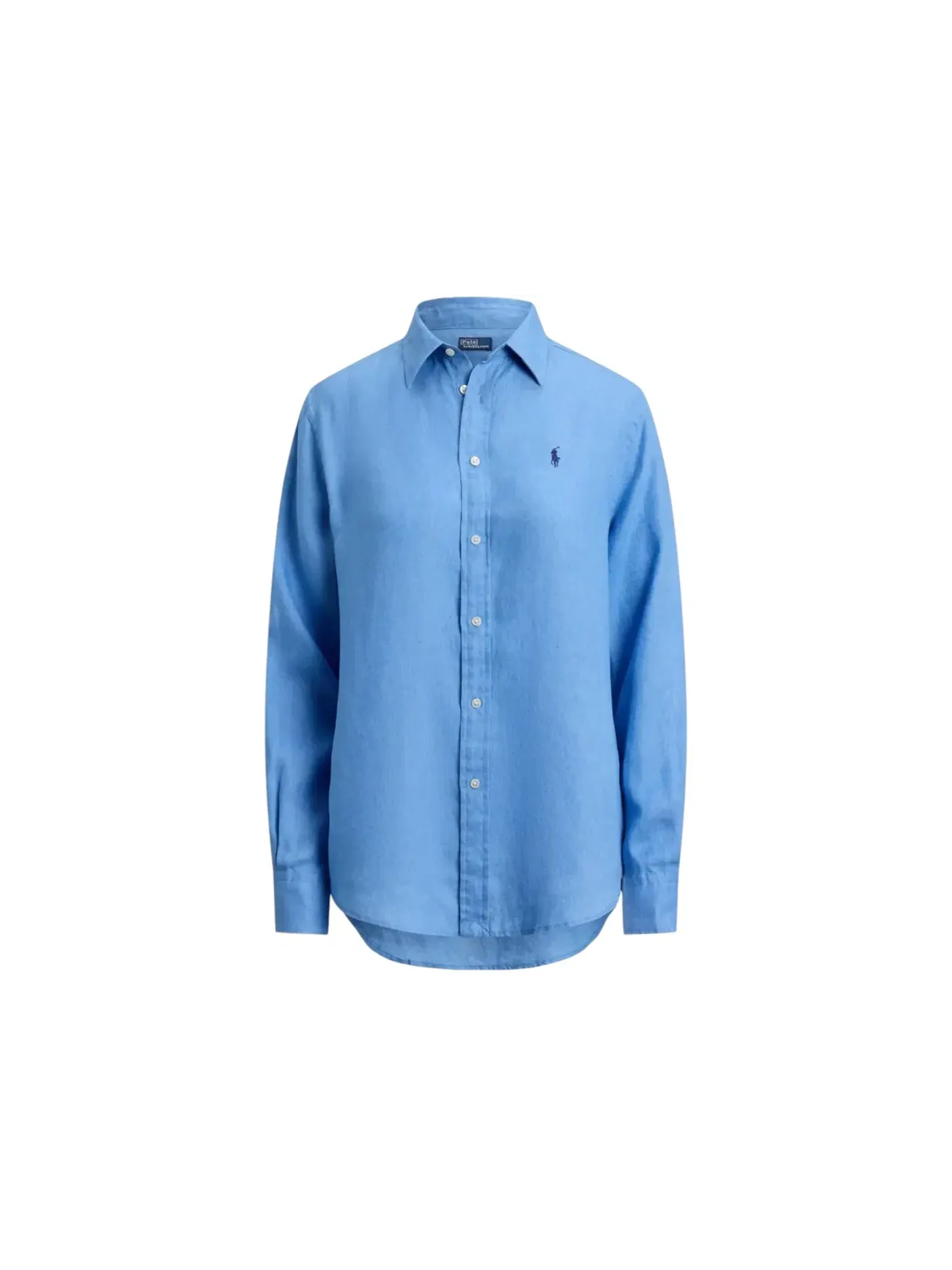 Женская рубашка с длинным рукавом Polo Ralph Lauren — изображение 1 из 1, синий