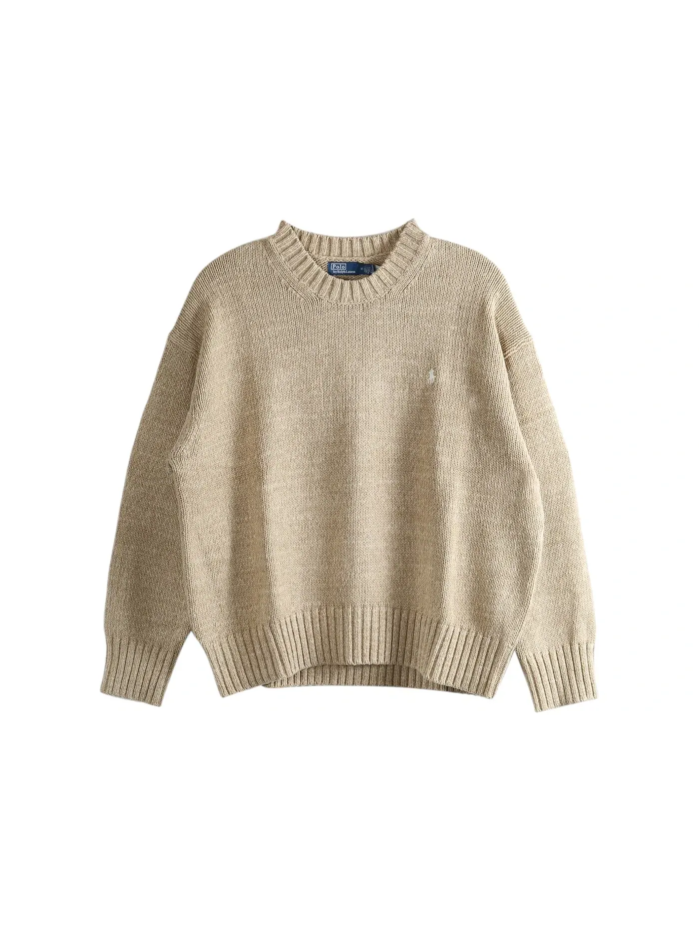 Женский пуловер хлопковый Polo Ralph Lauren — изображение 1 из 1, хаки