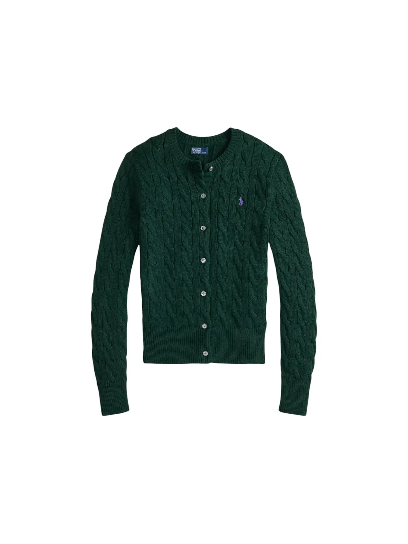 Женский кардиган с длинным рукавом Cardigan Polo Ralph Lauren, Moss Agate — изображение 1 из 1