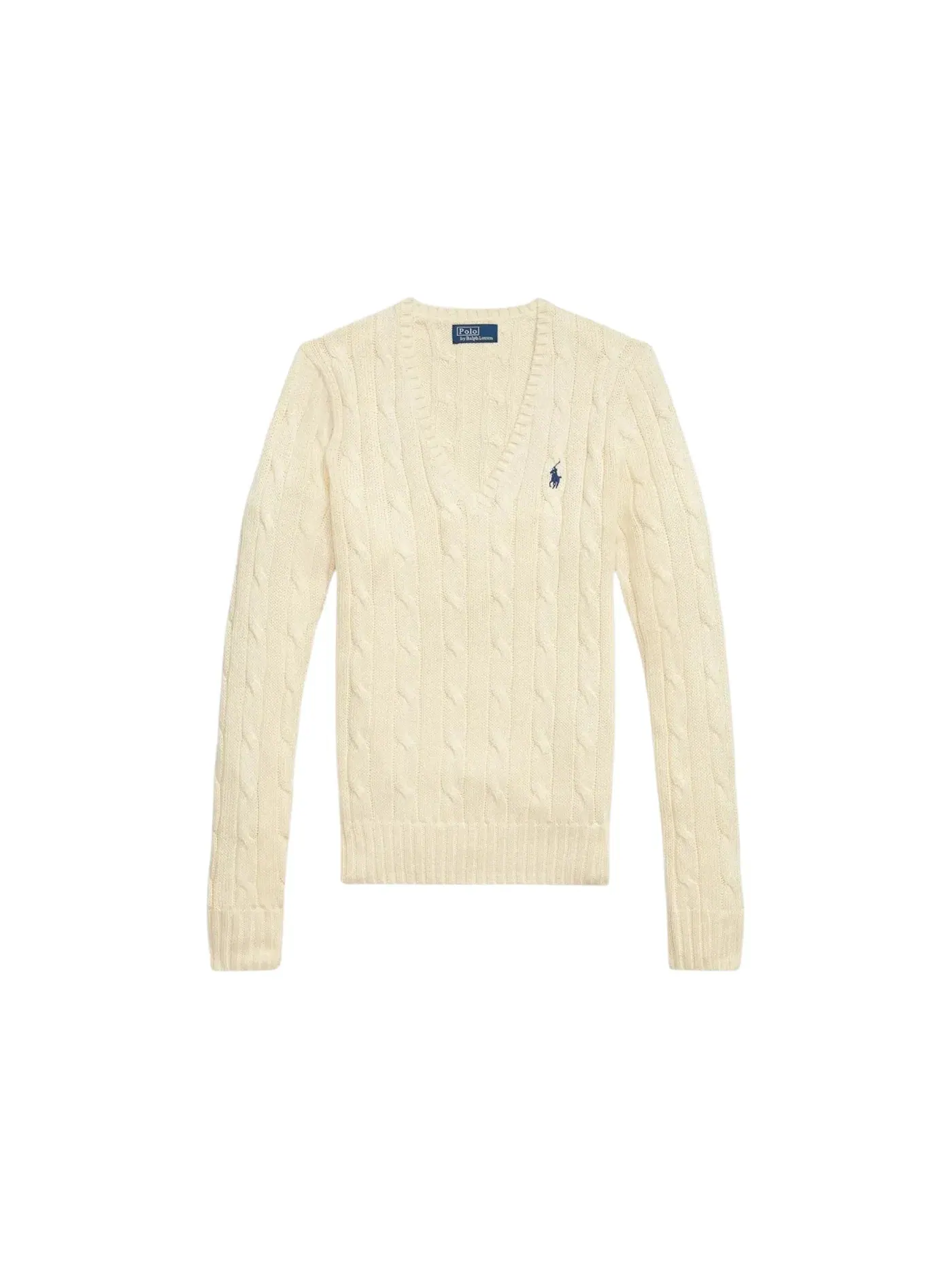 Женский пуловер с длинным рукавом Pullover Polo Ralph Lauren — изображение 1 из 1, кремовый