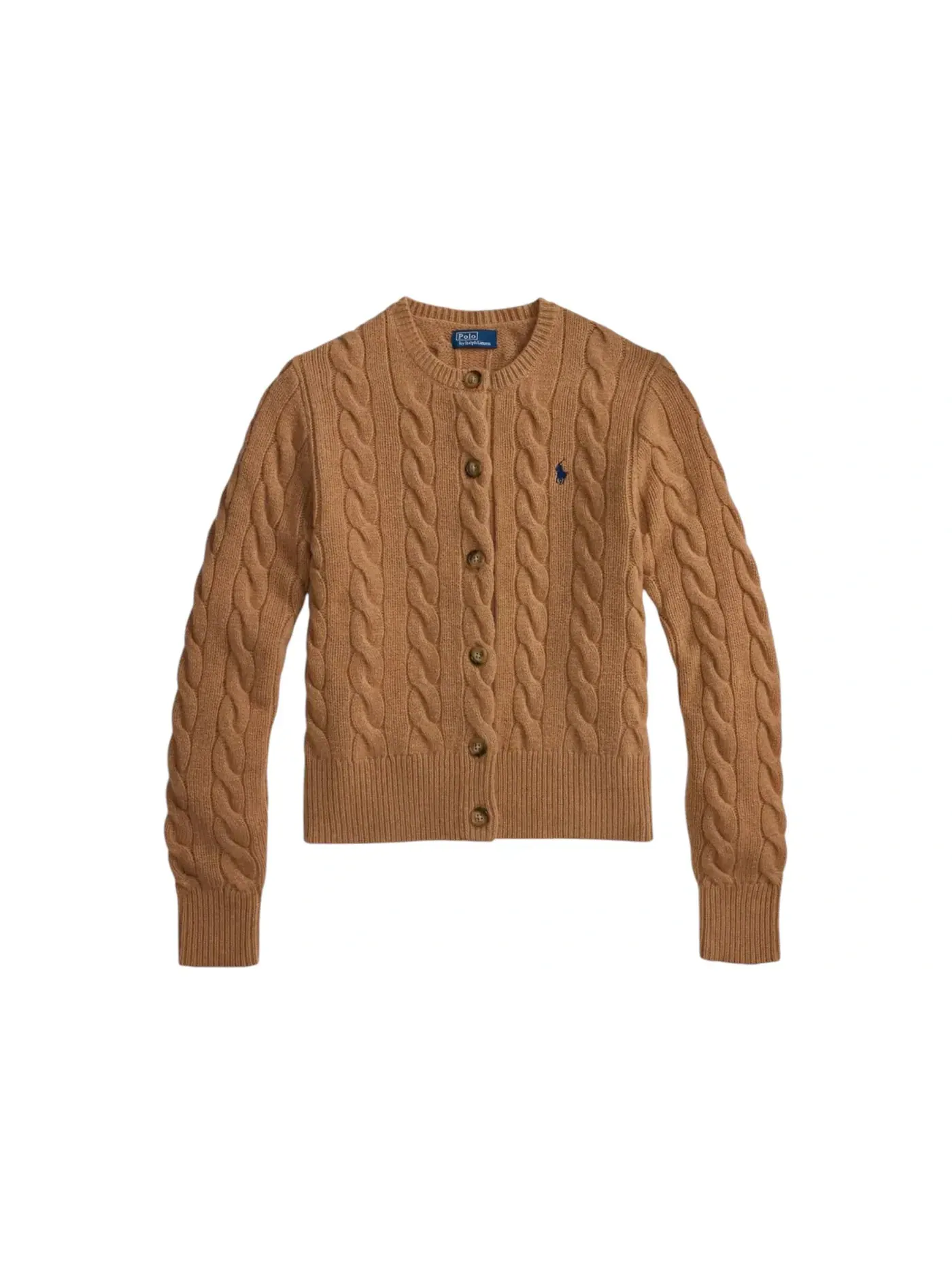 Женский кардиган-свитер Camel Melange Polo Ralph Lauren, Collection Camel Melange — изображение 1 из 1