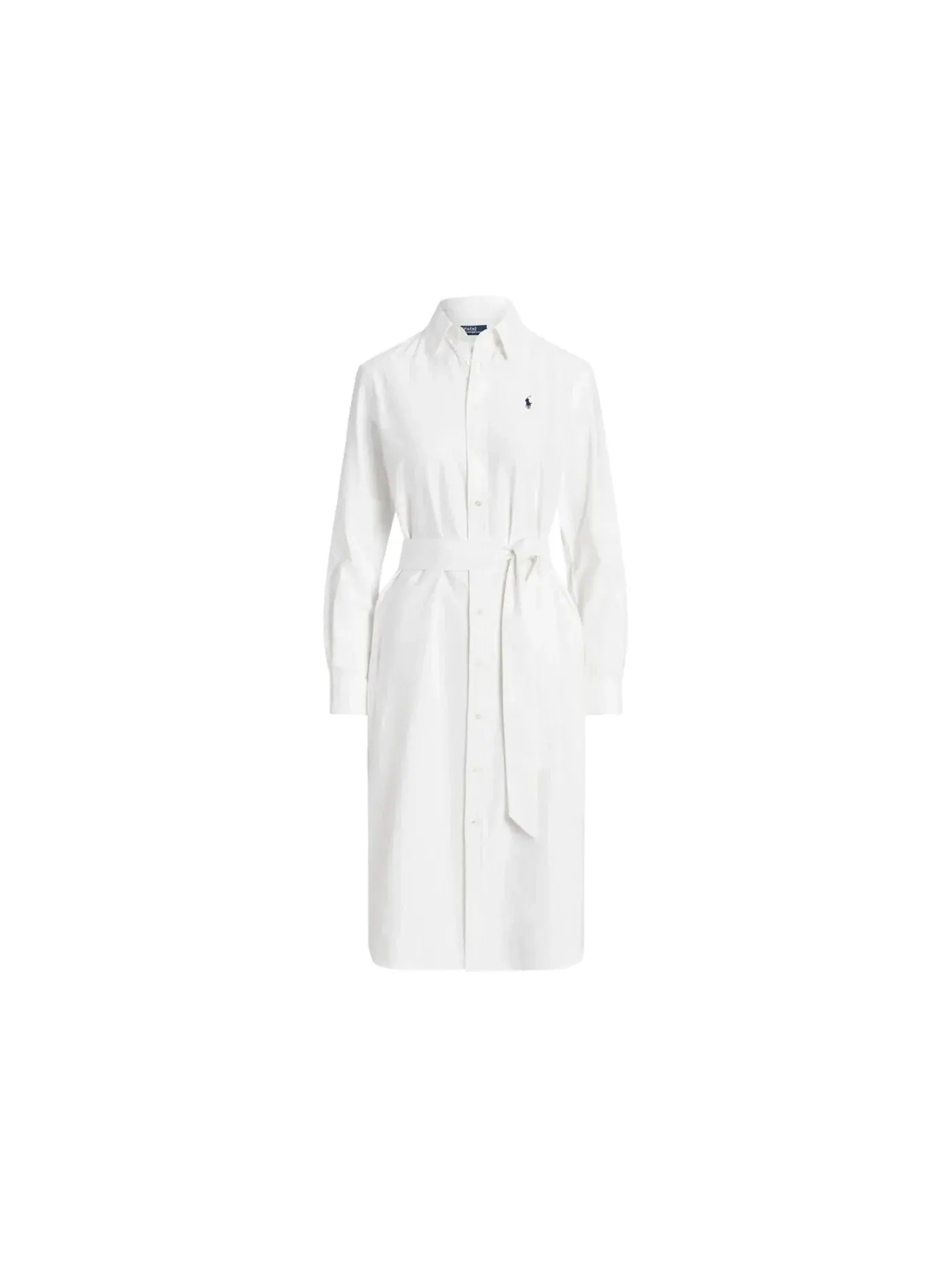 Женское платье с длинным рукавом Dress Polo Ralph Lauren — изображение 1 из 1, белый