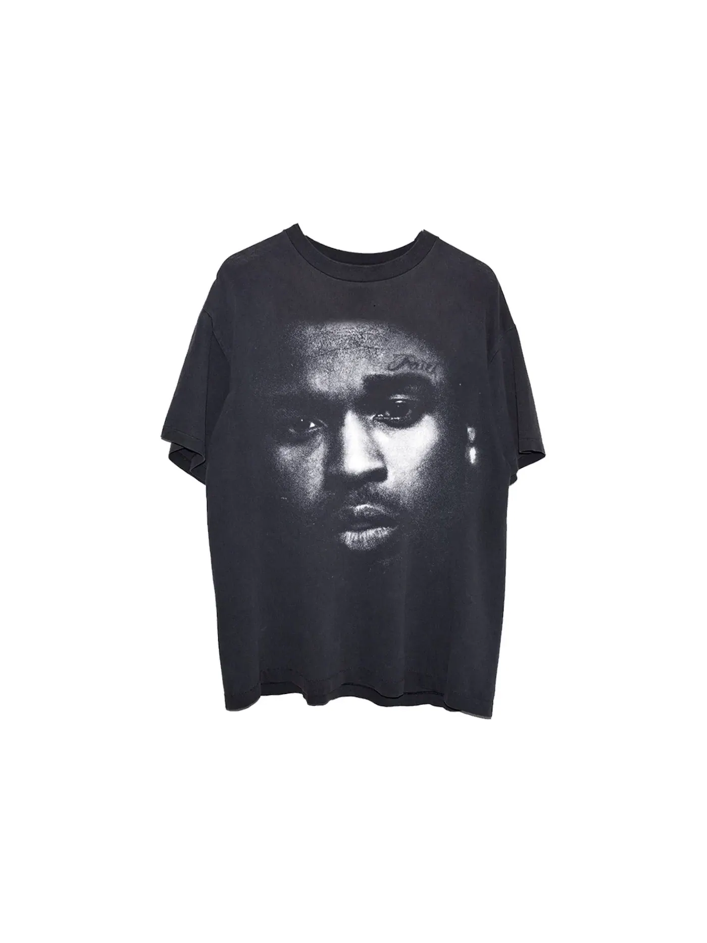 Мужская футболка с принтом Pop Smoke Faith Vintage T-shirt