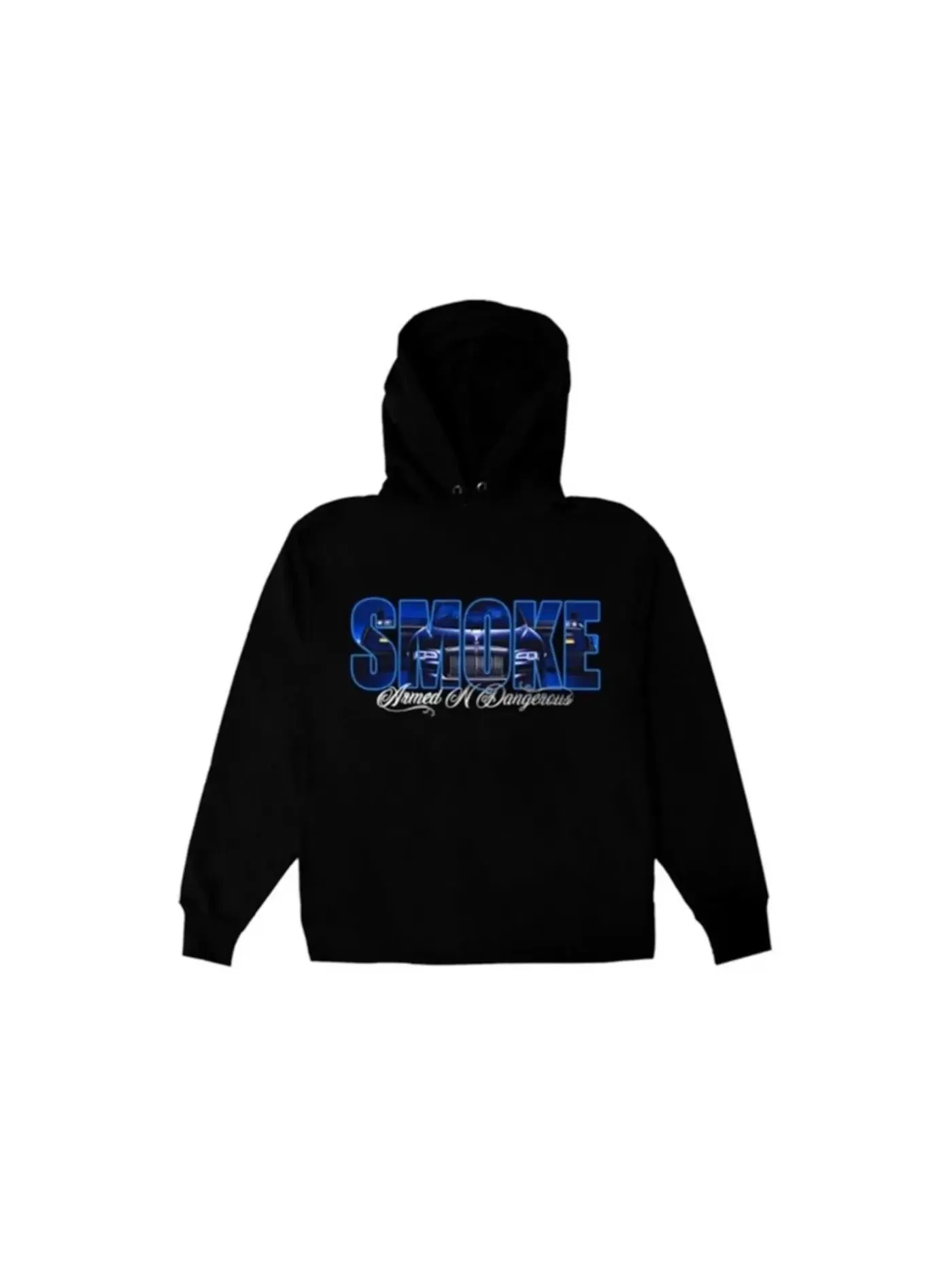 Мужской худи с принтом Pop Smoke x Vlone Armed And Dangerous Hoodie Pop Smoke