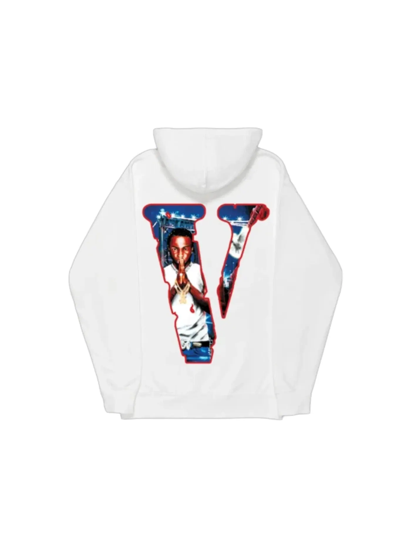 Мужская худи с принтом Pop Smoke x Vlone City Hoodie Pop Smoke