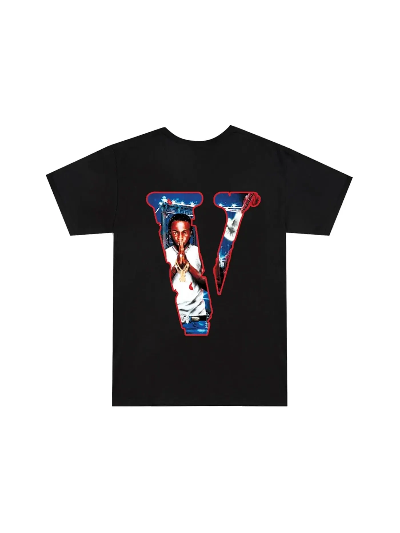 Мужская футболка с принтом Pop Smoke x Vlone City Tee Pop Smoke
