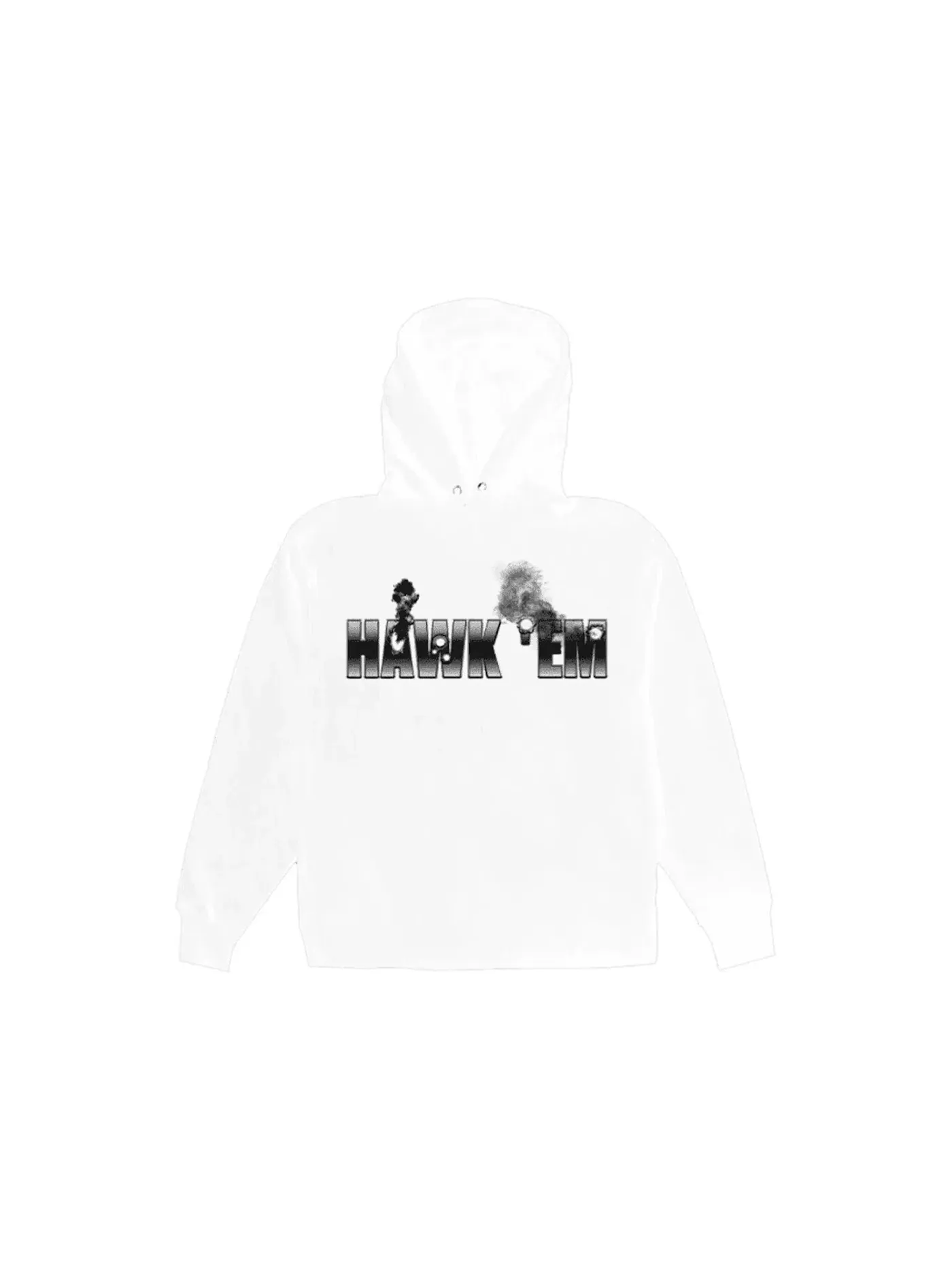 Мужской худи с принтом Hawk Em Pop Smoke Vlone