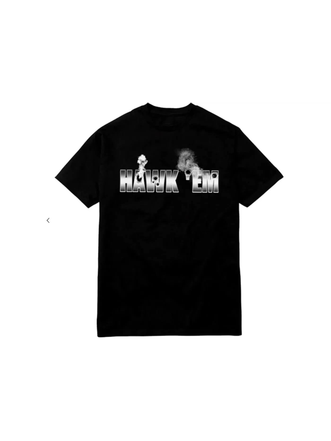 Мужская футболка с принтом Pop Smoke x VLONE Hawk Em Tee