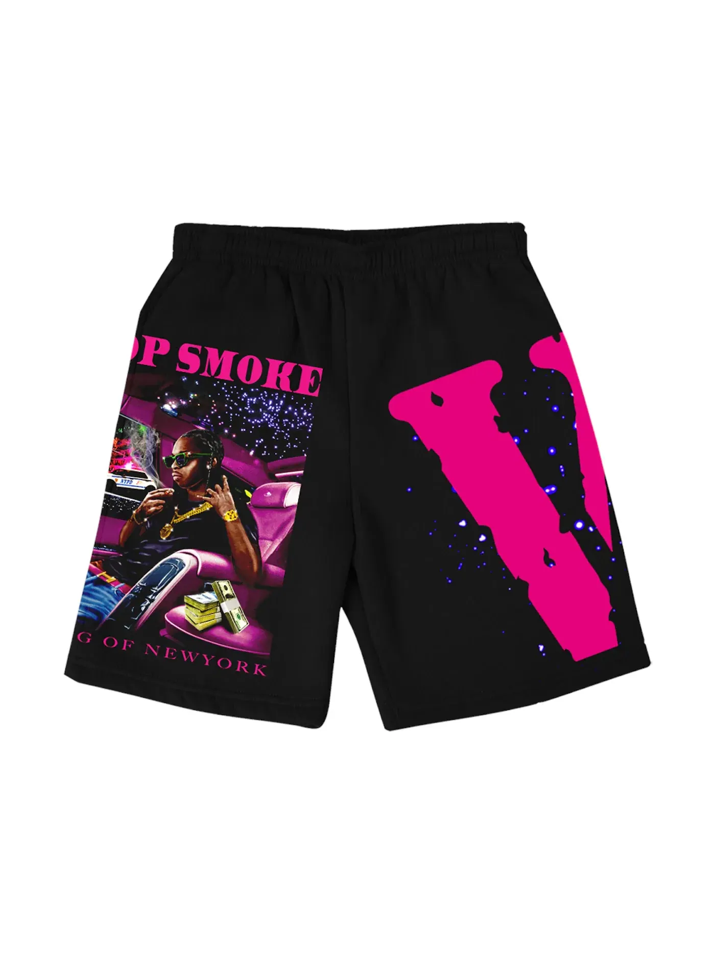 Мужские шорты с принтом Pop Smoke King Of NY Pop Smoke