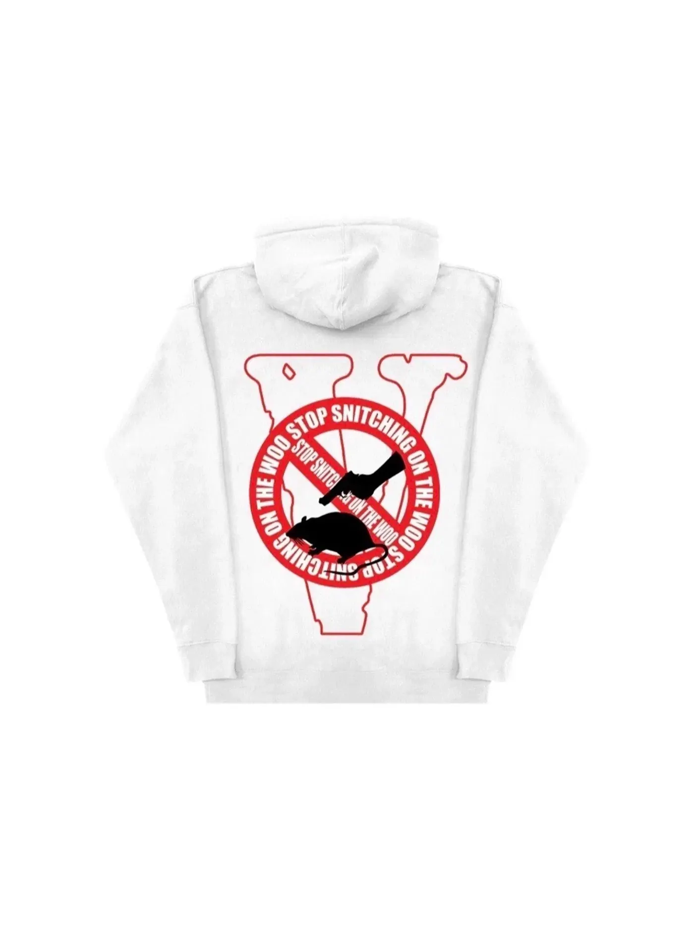 Мужской худи Pop Smoke x Vlone Stop Snitching Hoodie Pop Smoke