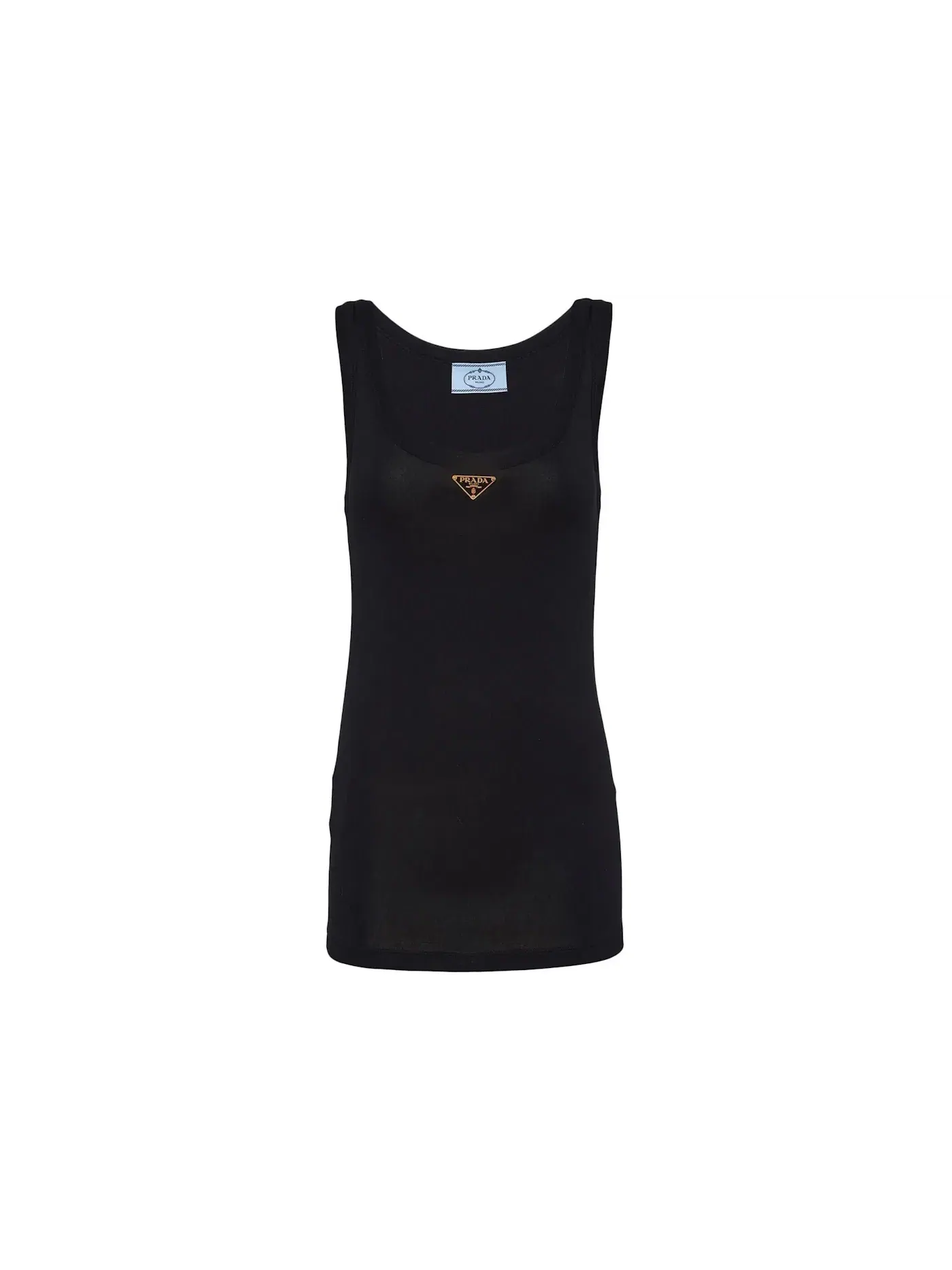 Женский топ с принтом Prada Top Prada — изображение 1 из 1, черный