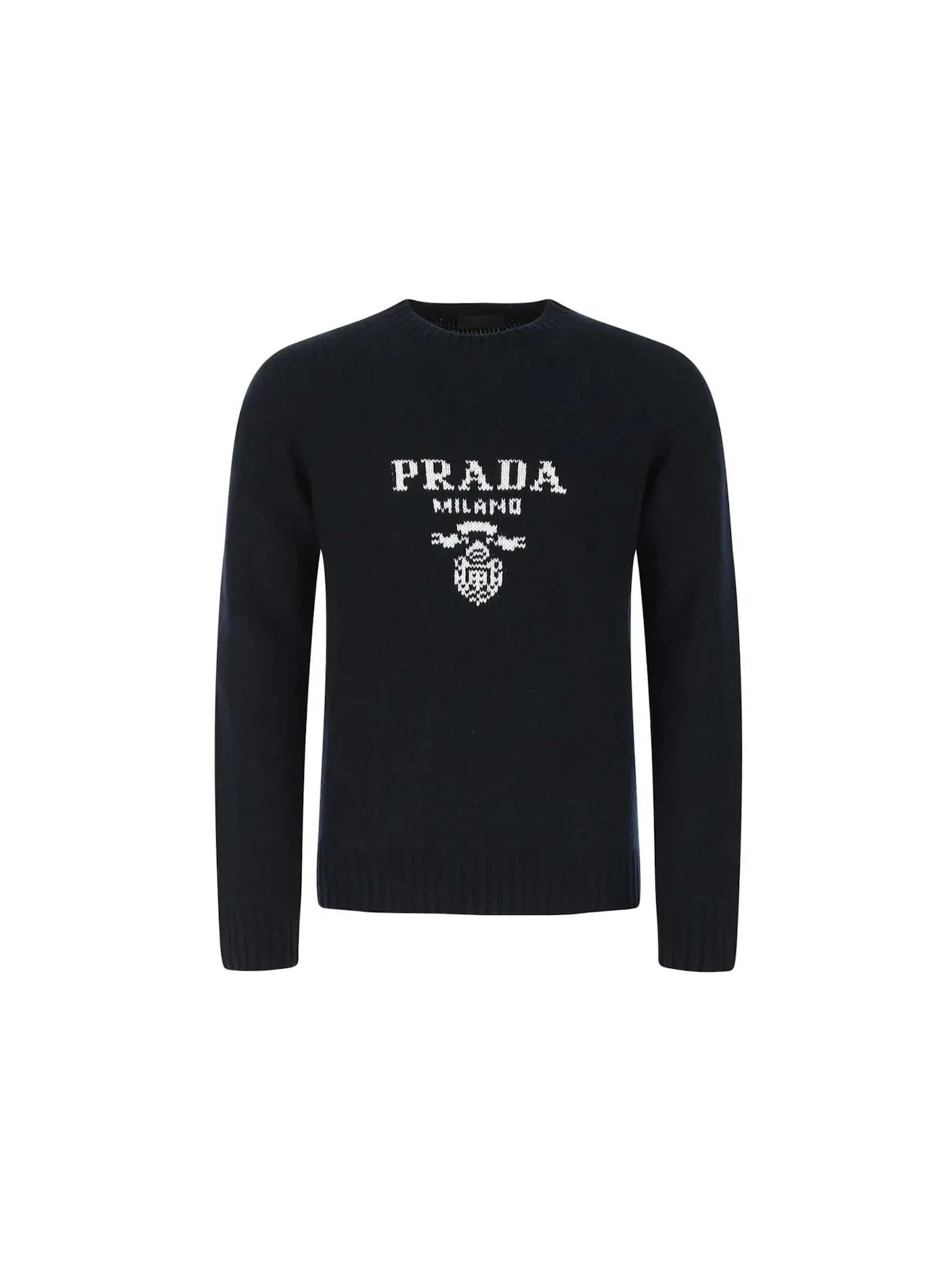 Мужской свитер с интарсией Prada