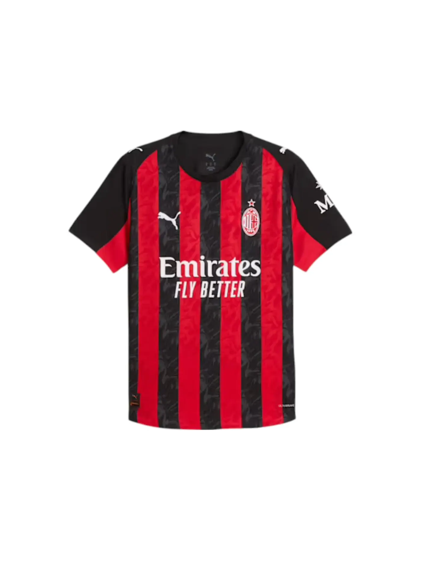 Мужская футбольная джерси Puma, модель AC Milan '25/'26 Home Authentic Jersey — изображение 1 из 1, красный/черный