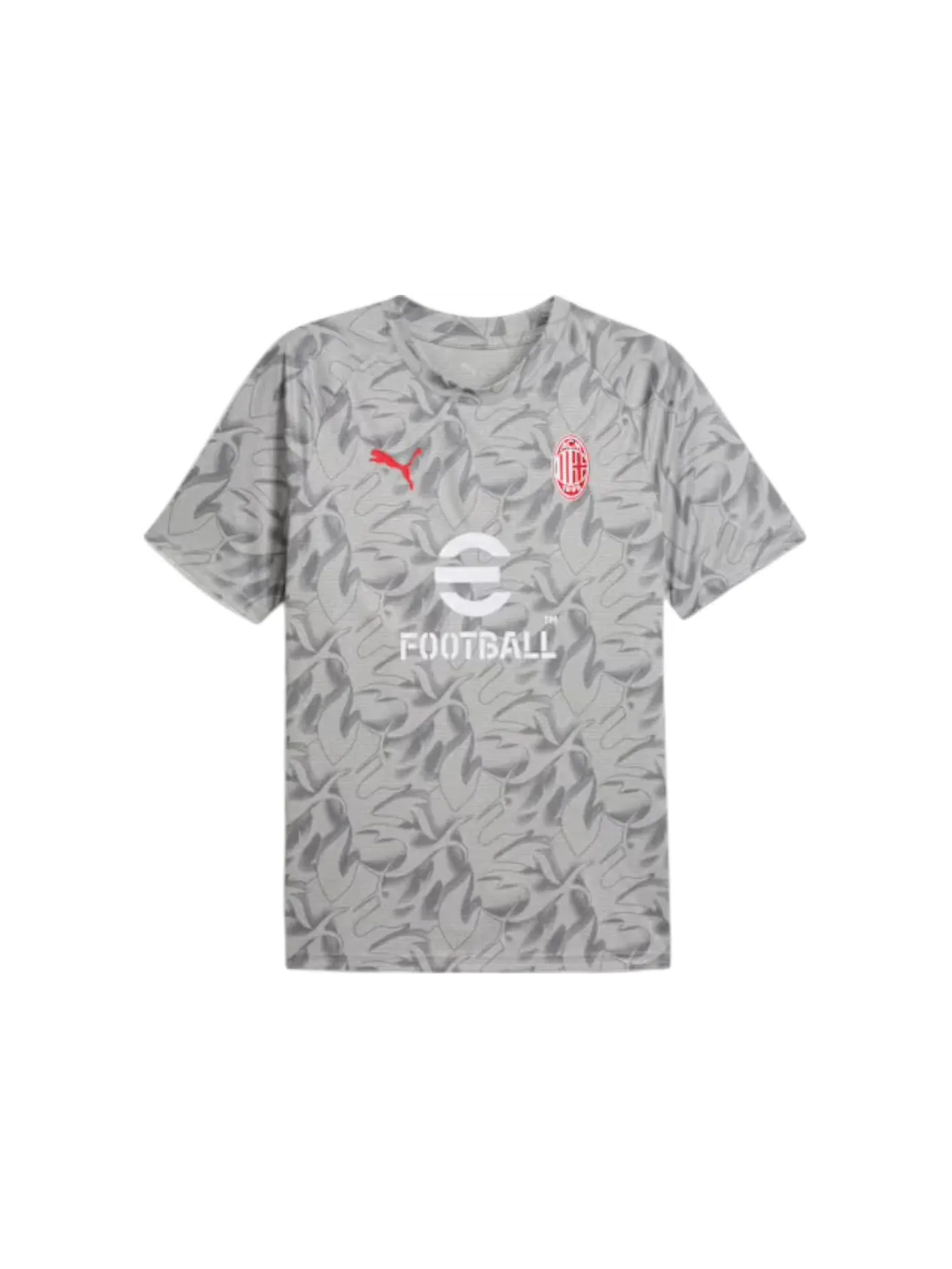 Мужская футбольная джерси с принтом Puma Jersey — изображение 1 из 2, серый/белый