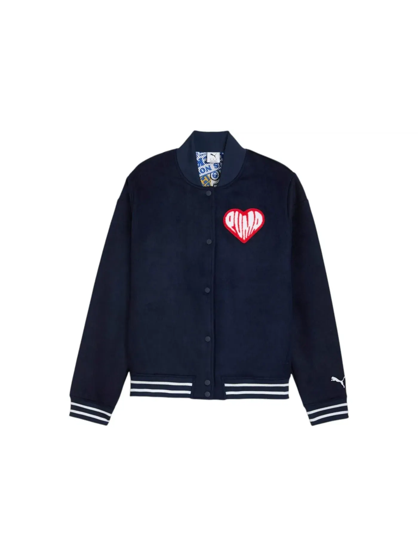 Мужская куртка-рубашка Varsity Button Down Puma Puma Navy — изображение 1 из 2