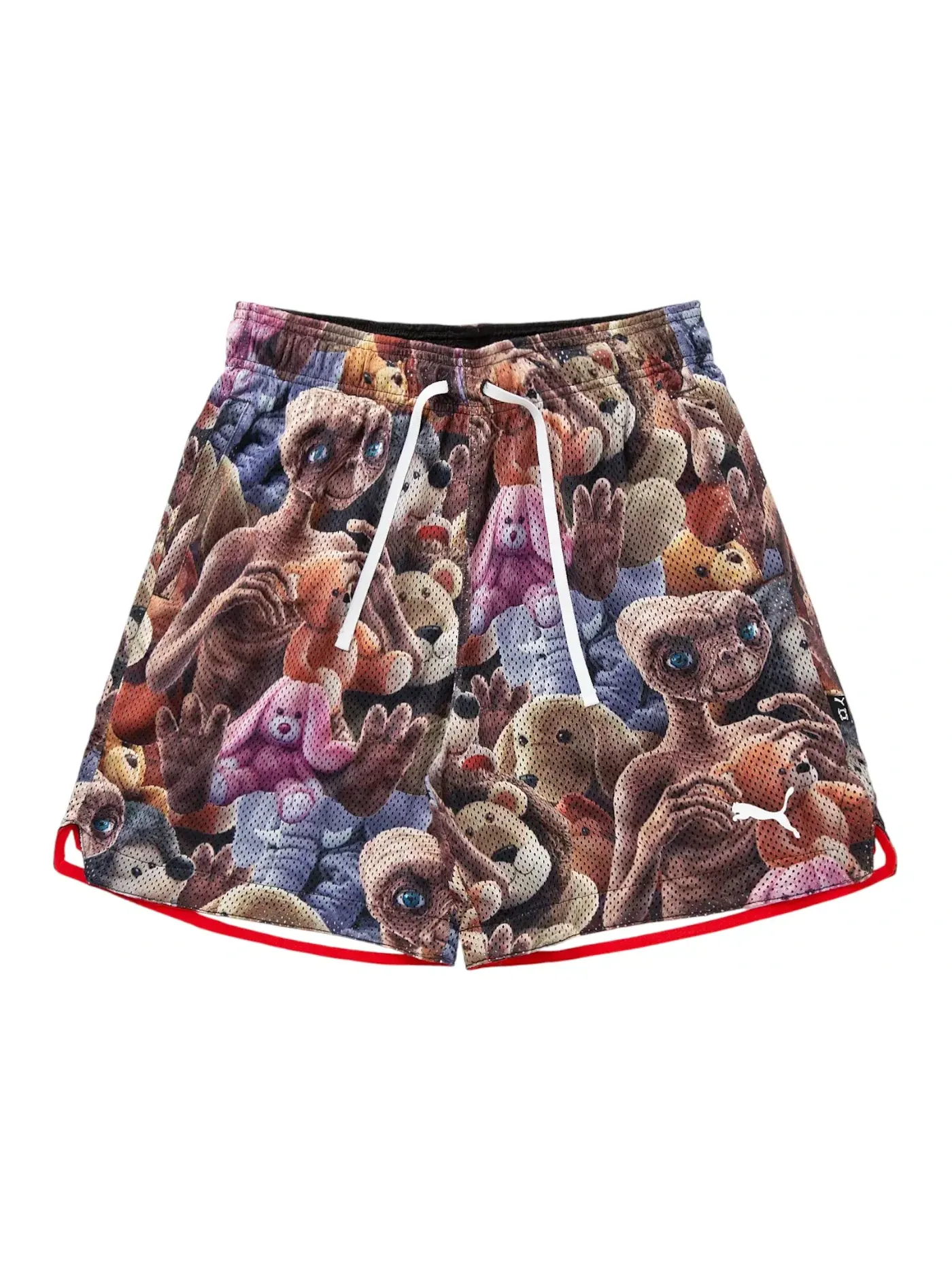 Мужские шорты с принтом Puma Hoops x E.T. Aop Puma — изображение 1 из 1, черный