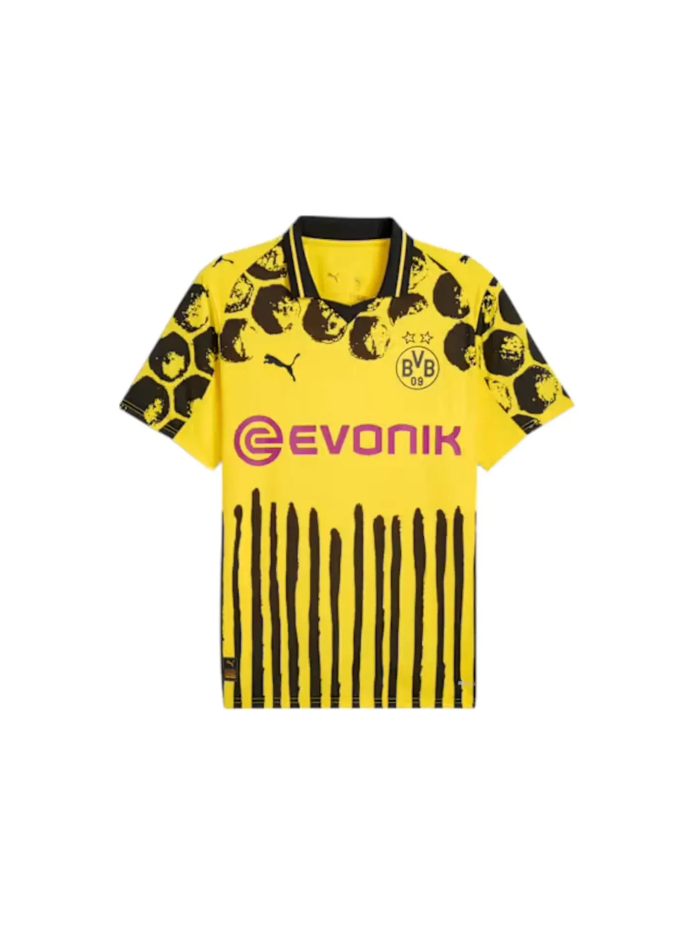 Мужская футбольная футболка с принтом Borussia Dortmund Jersey Puma — изображение 1 из 2, желтый черный