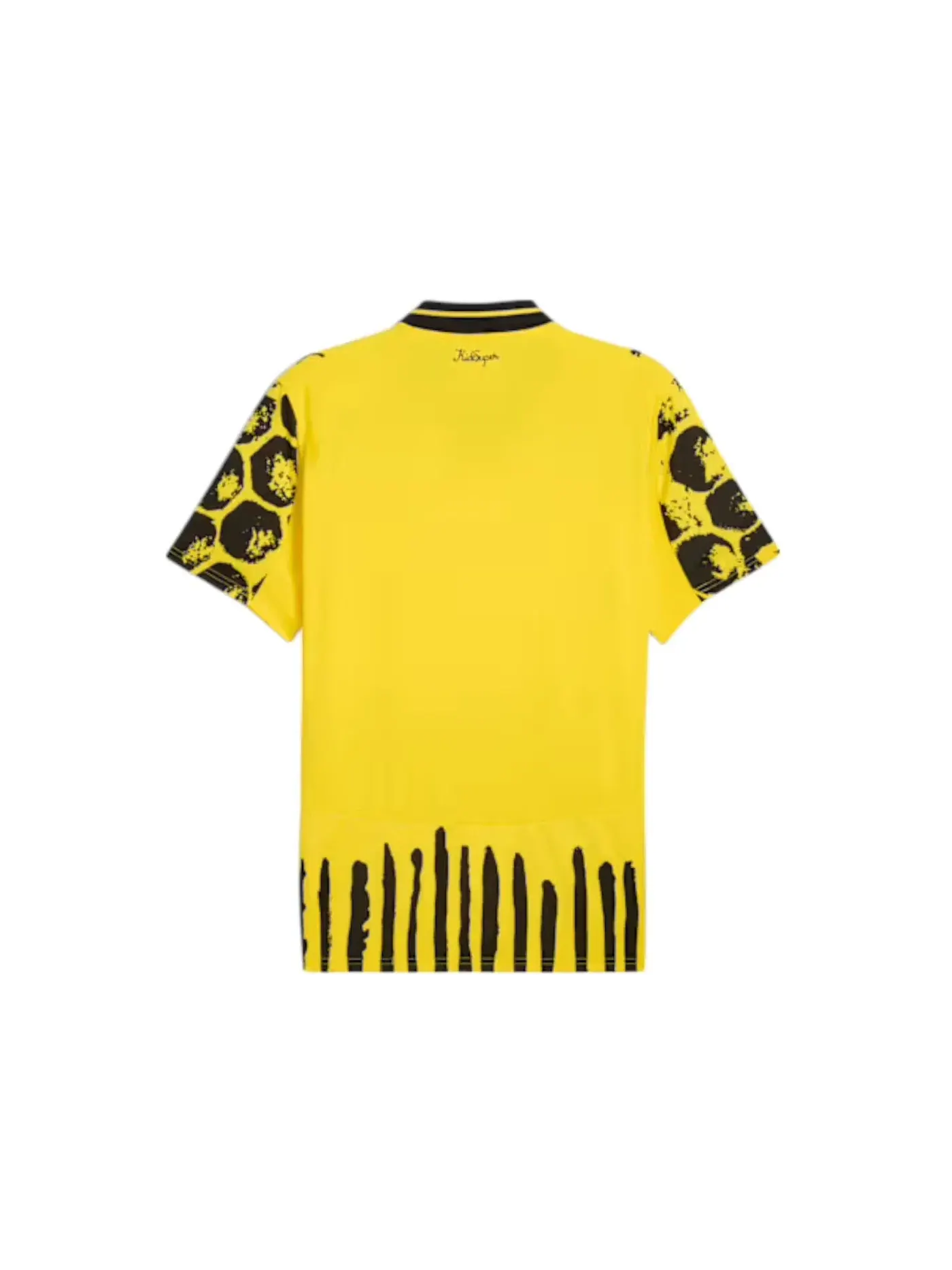 Мужская футбольная футболка с принтом Borussia Dortmund Jersey Puma — изображение 2 из 2, желтый черный