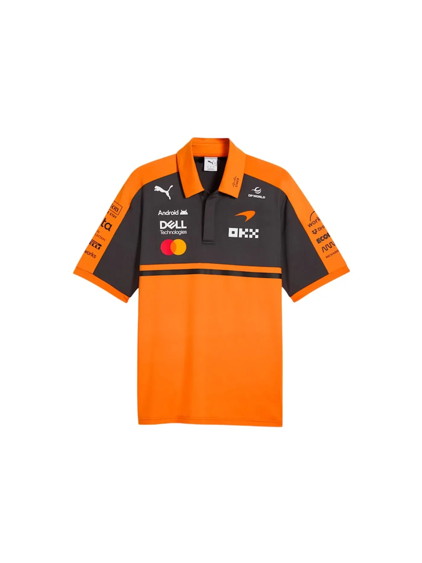 Мужское поло Mclaren Racing Replica Puma — изображение 1 из 2, папайя