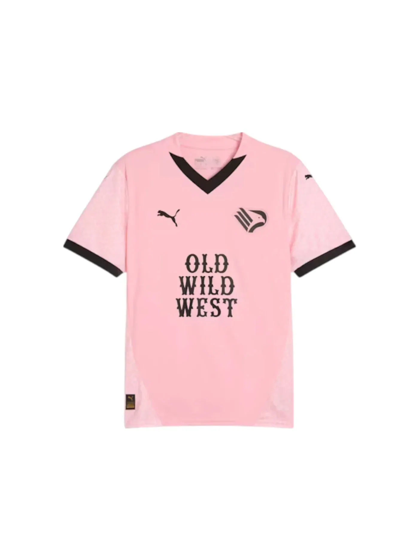 Мужская футбольная футболка с принтом Jersey Puma — изображение 1 из 2, светлый розовый/черный