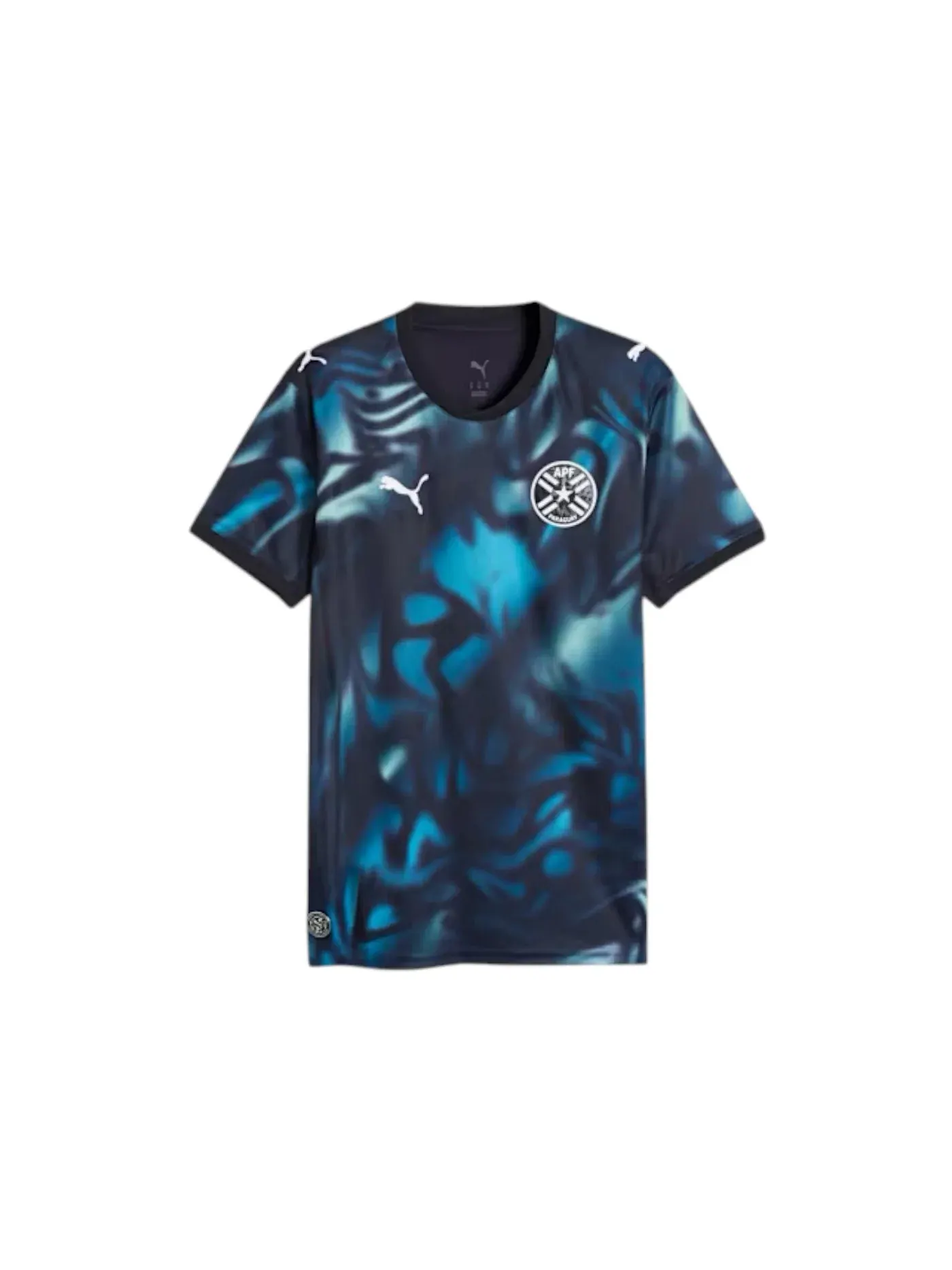 Мужская футбольная футболка Puma Jersey — изображение 1 из 1, темно-синий/синий