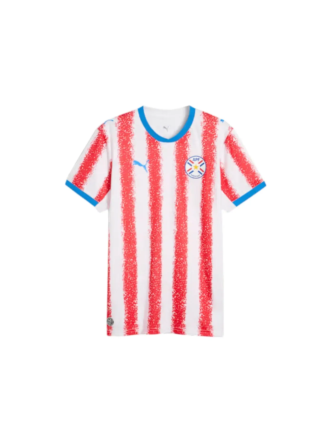 Мужская футбольная футболка с длинным рукавом Jersey Puma Puma White / For All Time Red — изображение 1 из 1