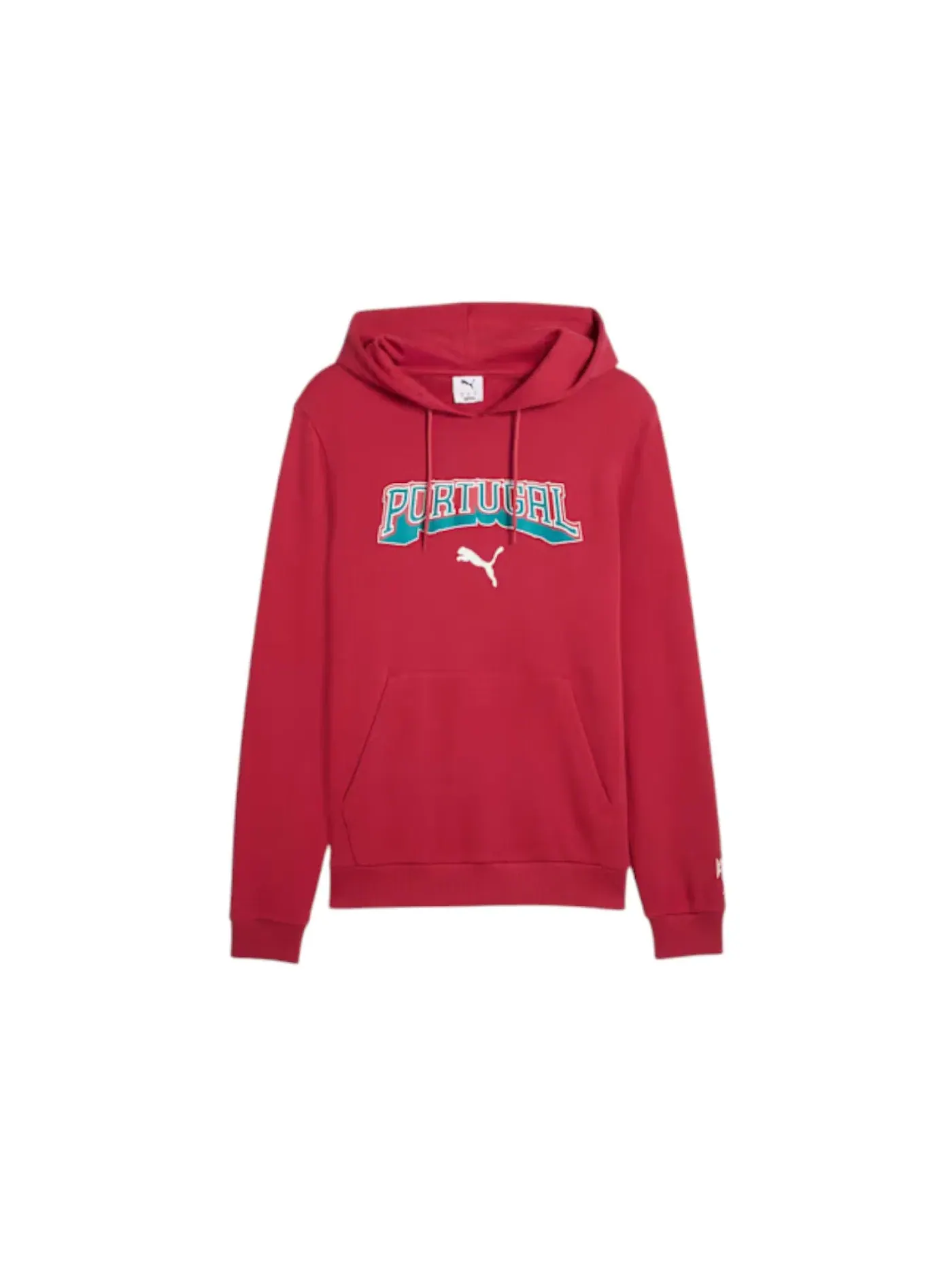Мужская худи футбольная коллекция Puma Portugal ftblCulture Hoodie — изображение 1 из 1, красный/белый