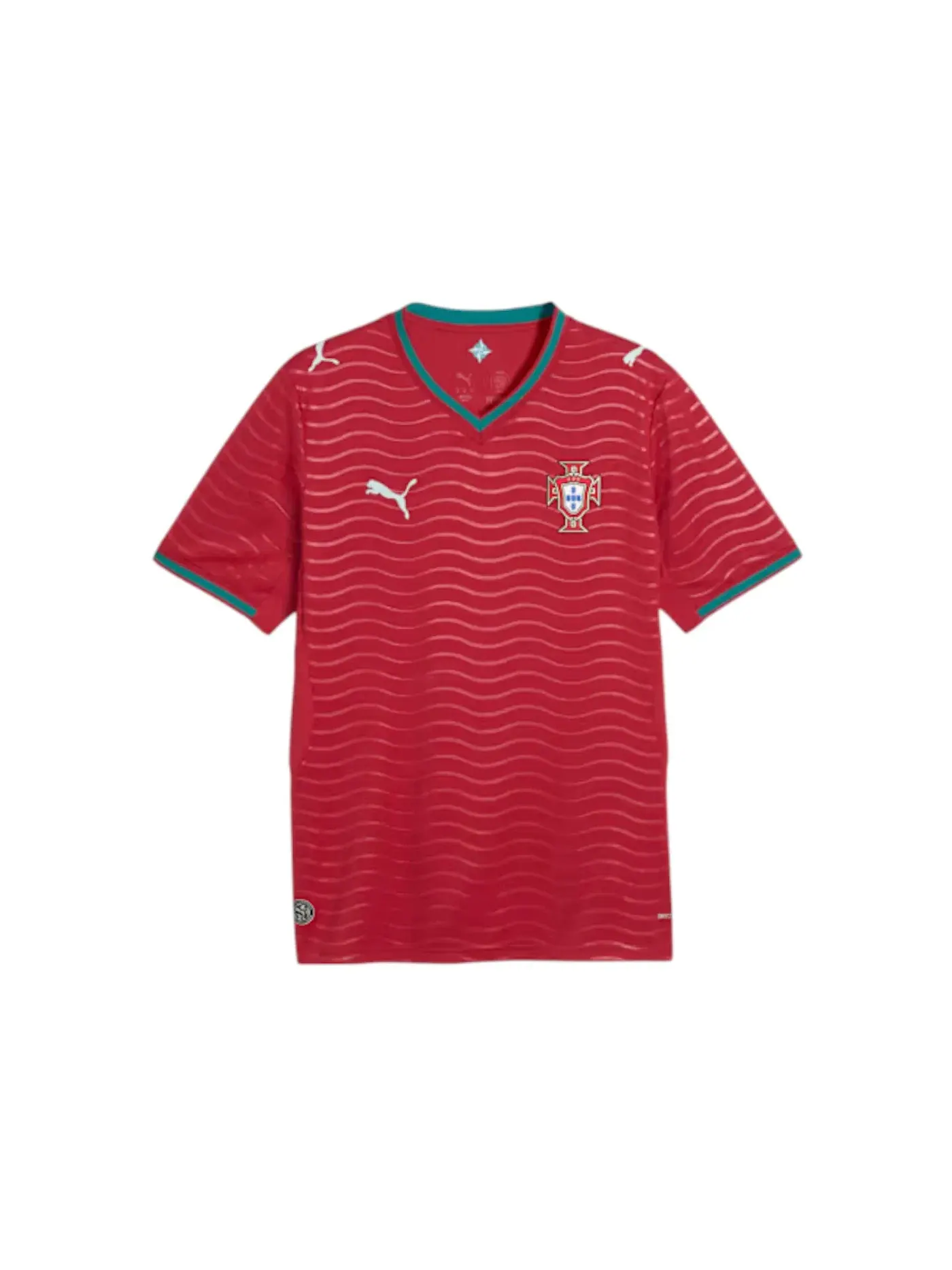 Мужская футбольная футболка Puma Portugal Home Jersey — изображение 1 из 1, красный/зеленый