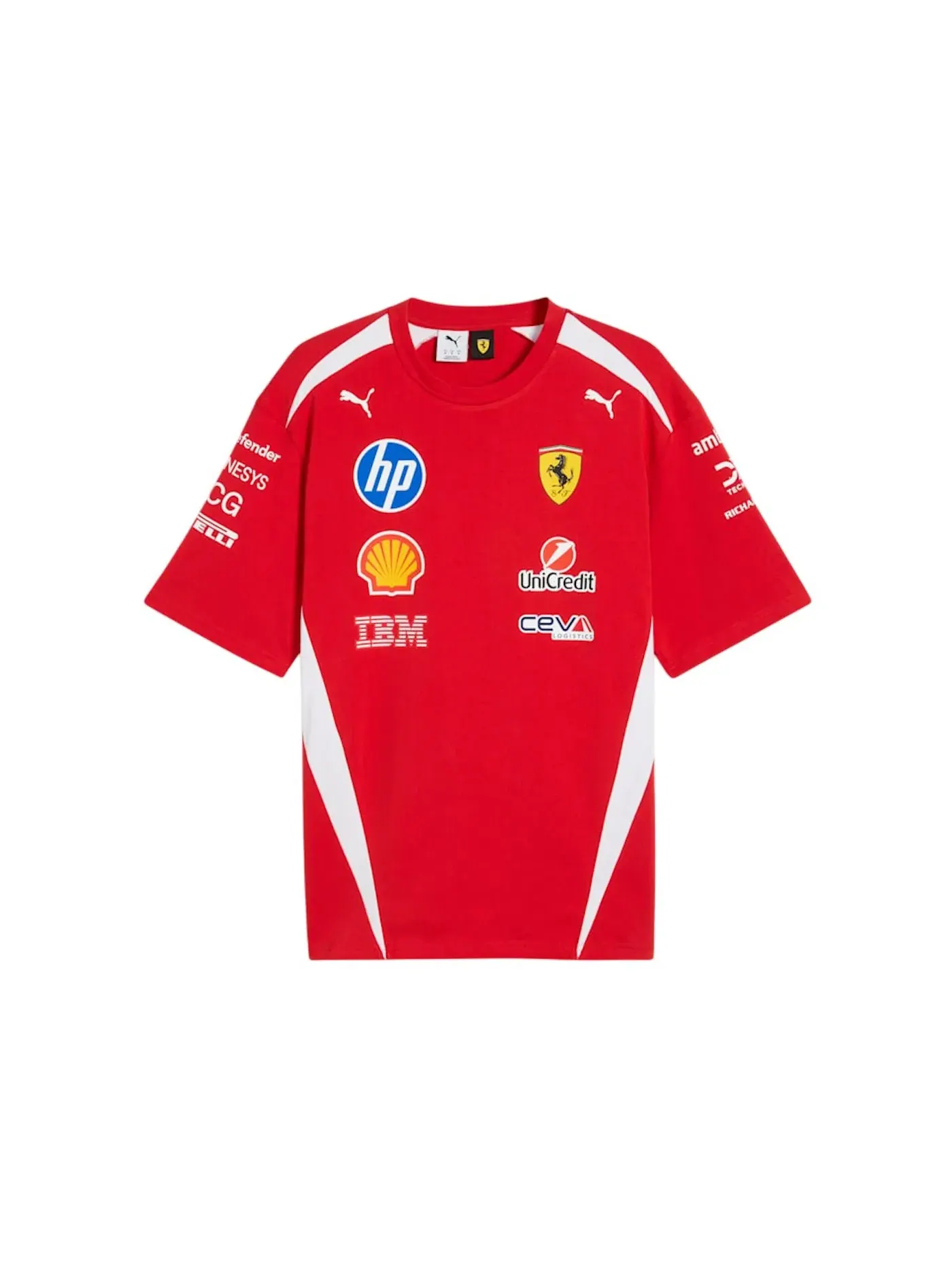 Мужская футболка с коротким рукавом Puma Scuderia Ferrari HP Replica Drivers T-shirt (SS26) Puma Red — изображение 1 из 2