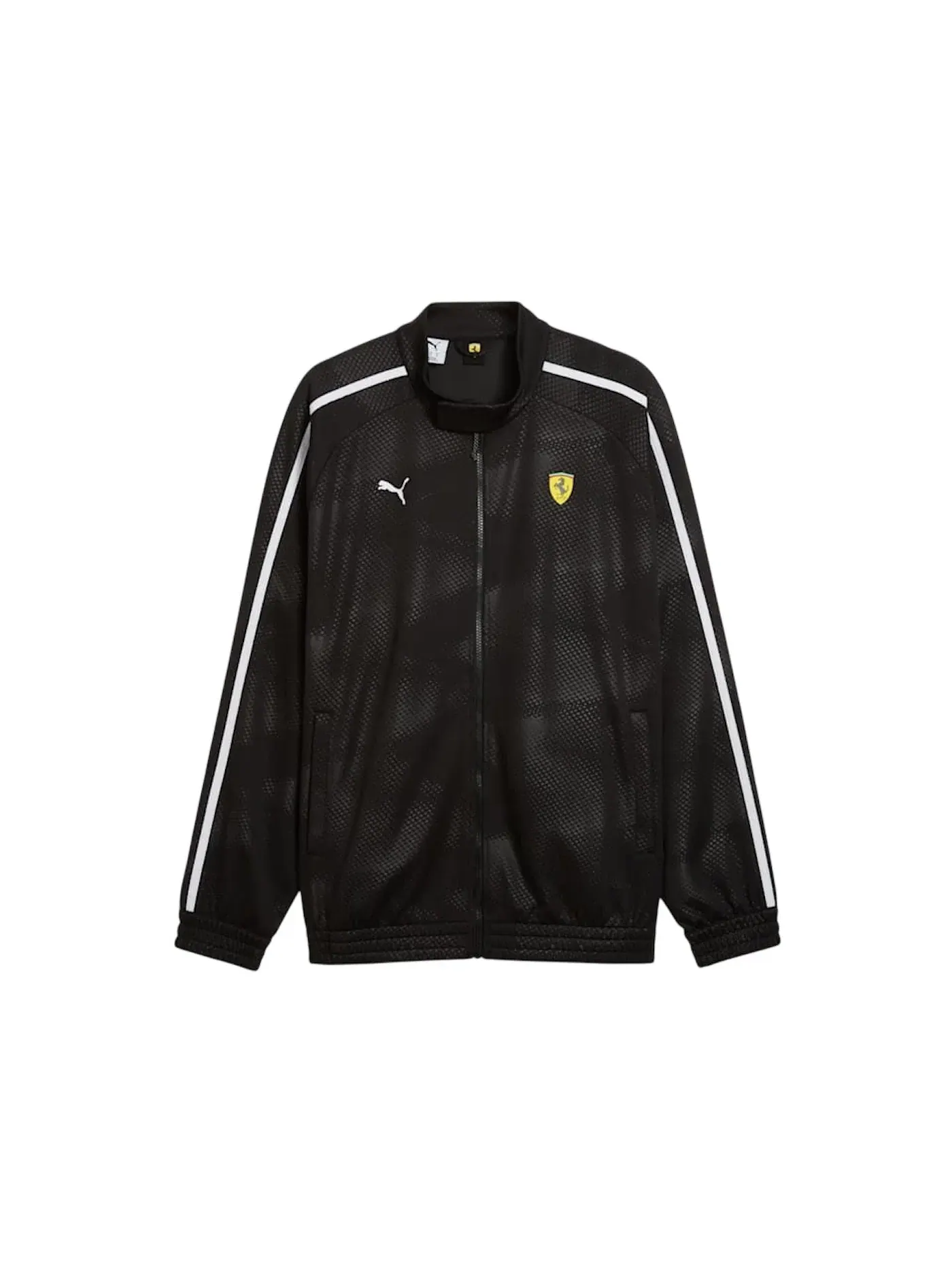 Мужская куртка оверсайз с принтом Scuderia Ferrari T7 Puma Puma Black — изображение 1 из 2