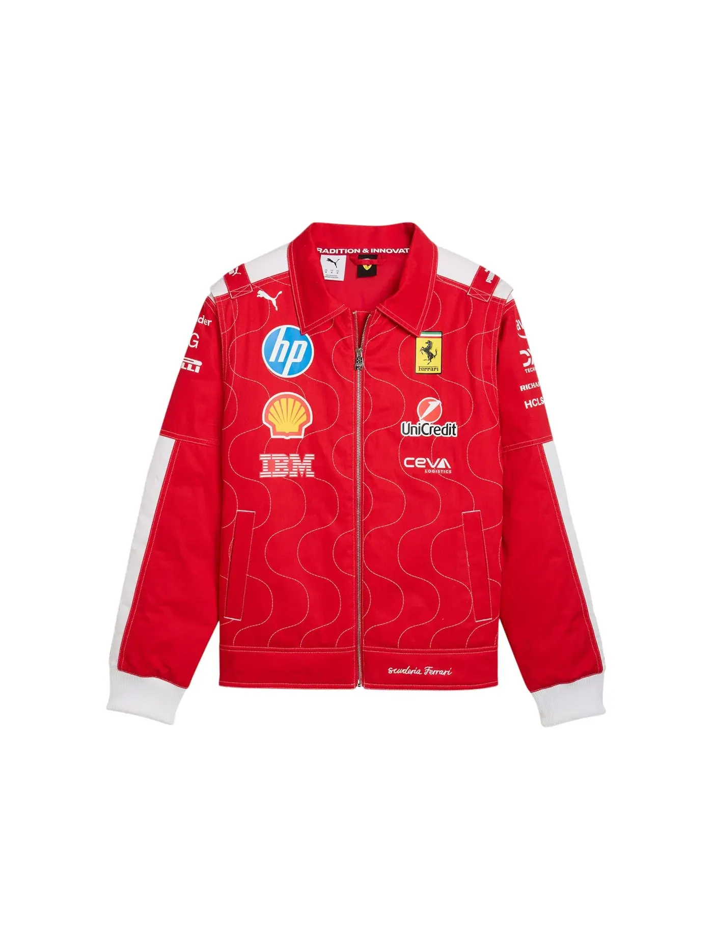 Мужская куртка Puma Scuderia Ferrari Team Special Edition Monza Jacket Red (2025) — изображение 1 из 2