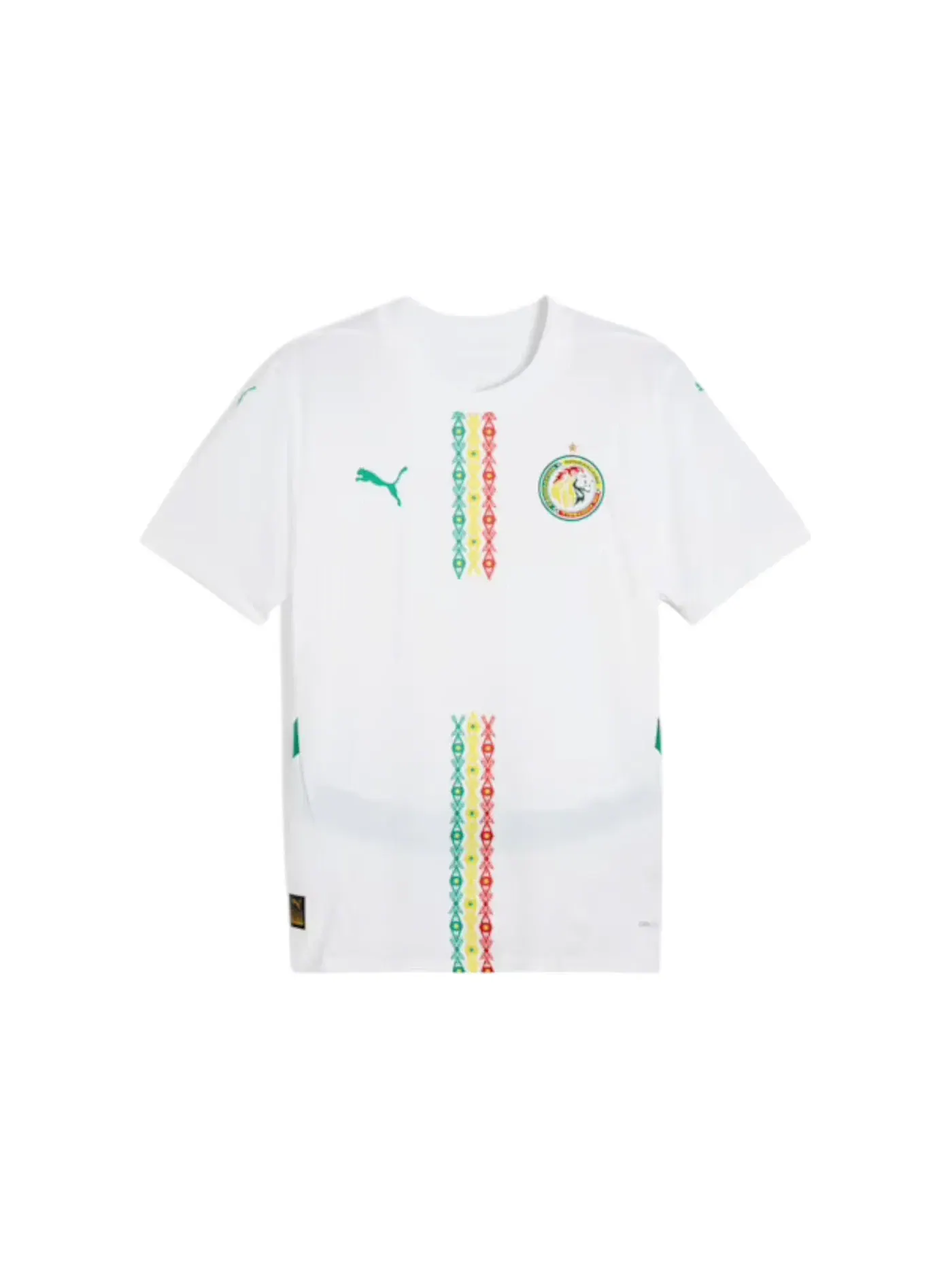 Мужская футбольная футболка с длинным рукавом Puma Senegal 2025 Home Replica Jersey — изображение 1 из 1, белый/зеленый