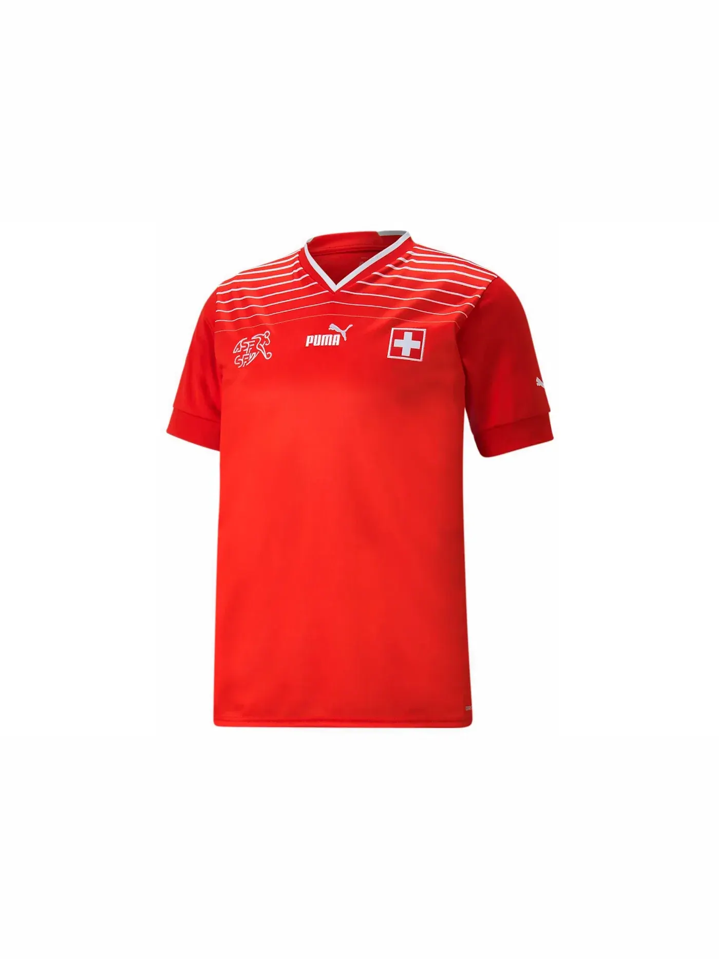 Мужская футбольная джерси с длинным рукавом Jersey Puma Puma Red/Puma White — изображение 1 из 2