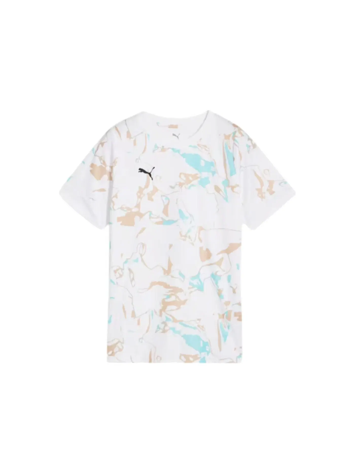 Женская футбольная футболка Jersey Puma — изображение 1 из 2, белый/светлый песочный